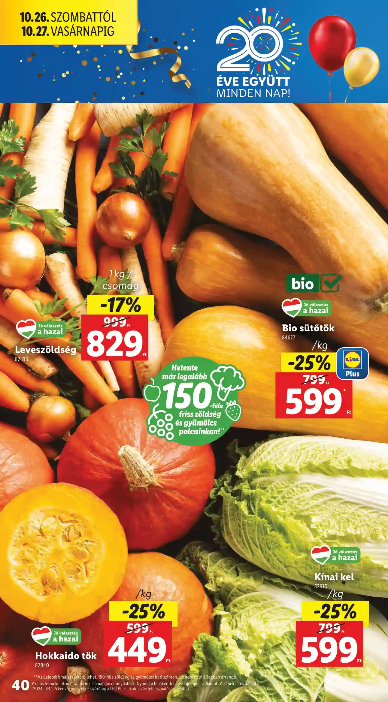 Lidl akciós újság 43. hét (Érvényes 10.24-től) (34 oldal)