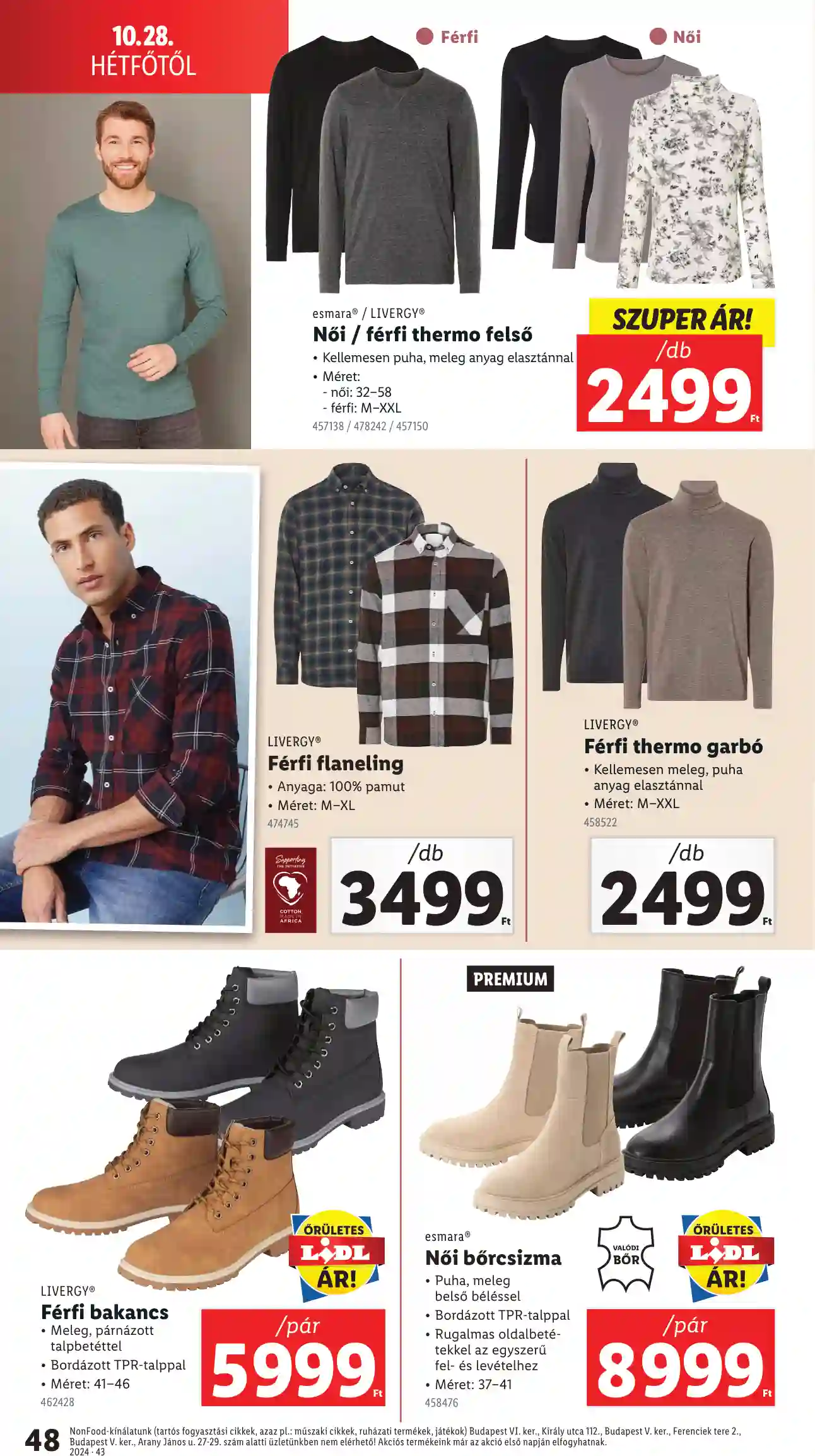 Lidl akciós újság 43. hét (Érvényes 10.24-től) (43 oldal)