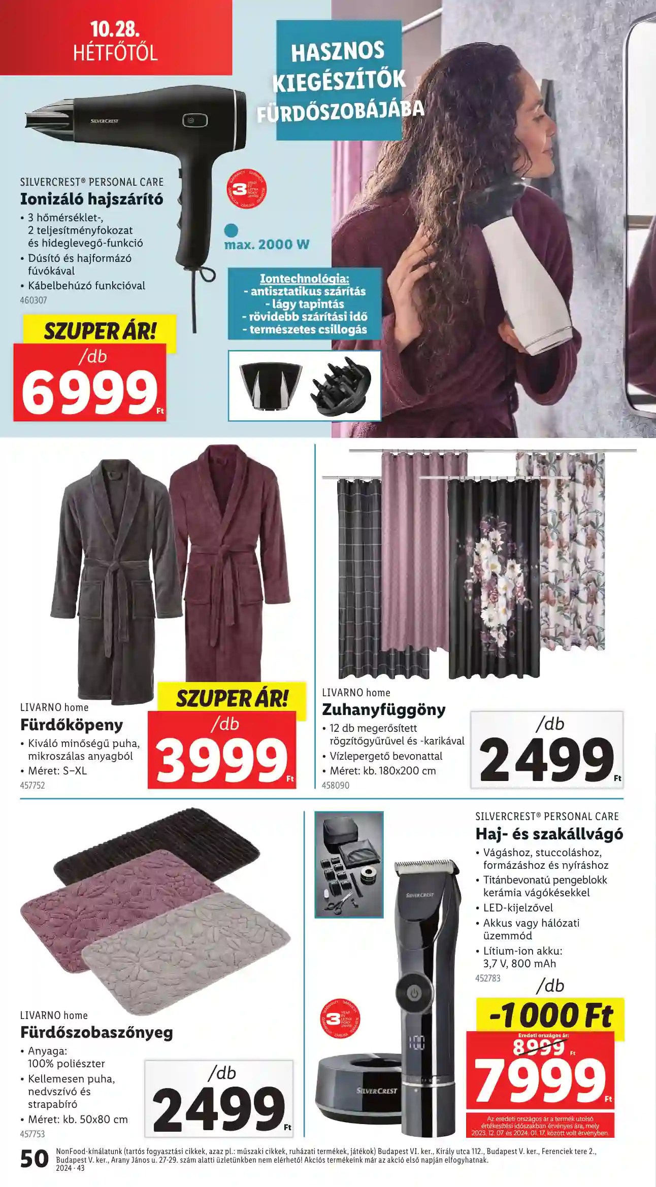 Lidl akciós újság 43. hét (Érvényes 10.24-től) (45 oldal)