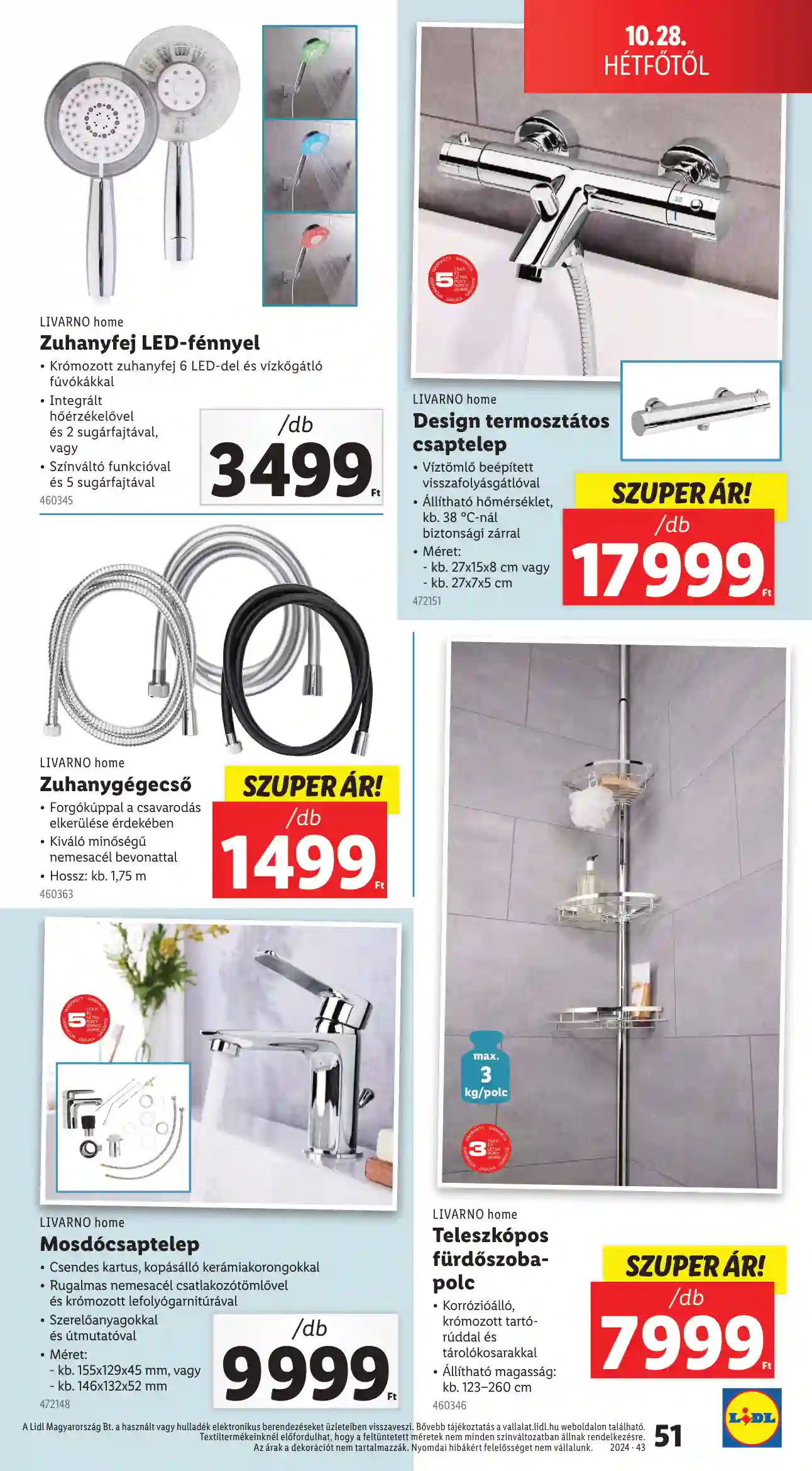 Lidl akciós újság 43. hét (Érvényes 10.24-től) (47 oldal)