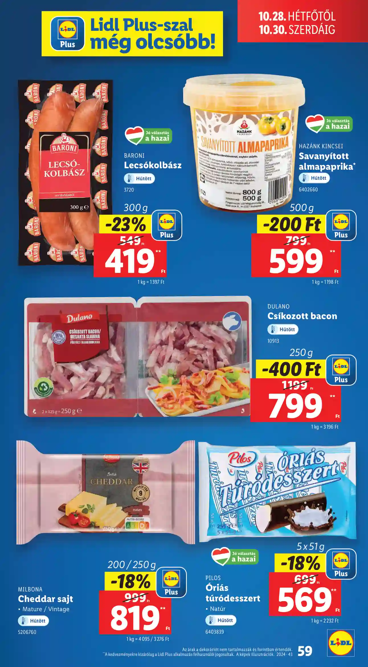 Lidl akciós újság 43. hét (Érvényes 10.24-től) (55 oldal)