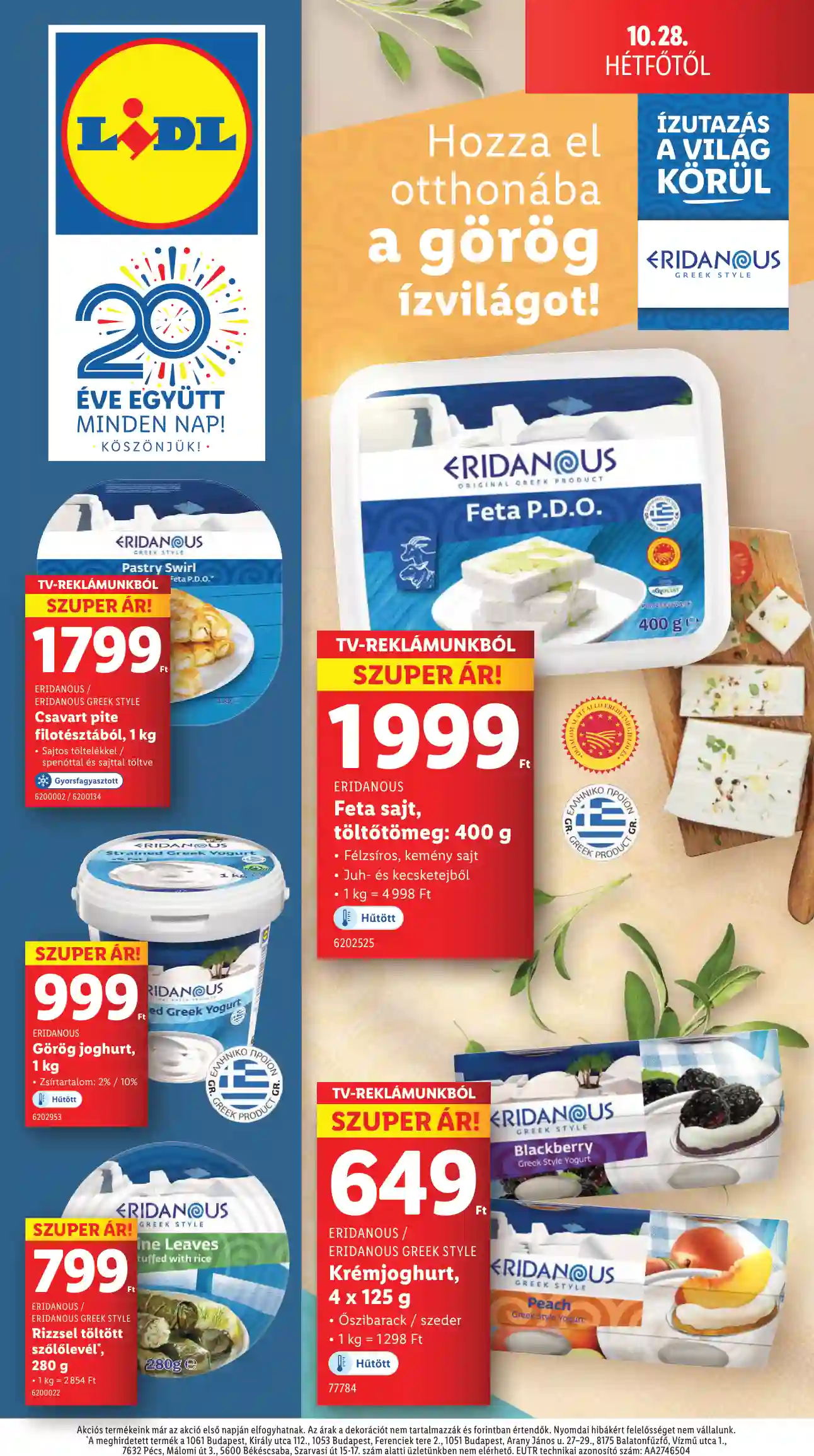 Lidl akciós újság 43. hét (Érvényes 10.24-től) (63 oldal)