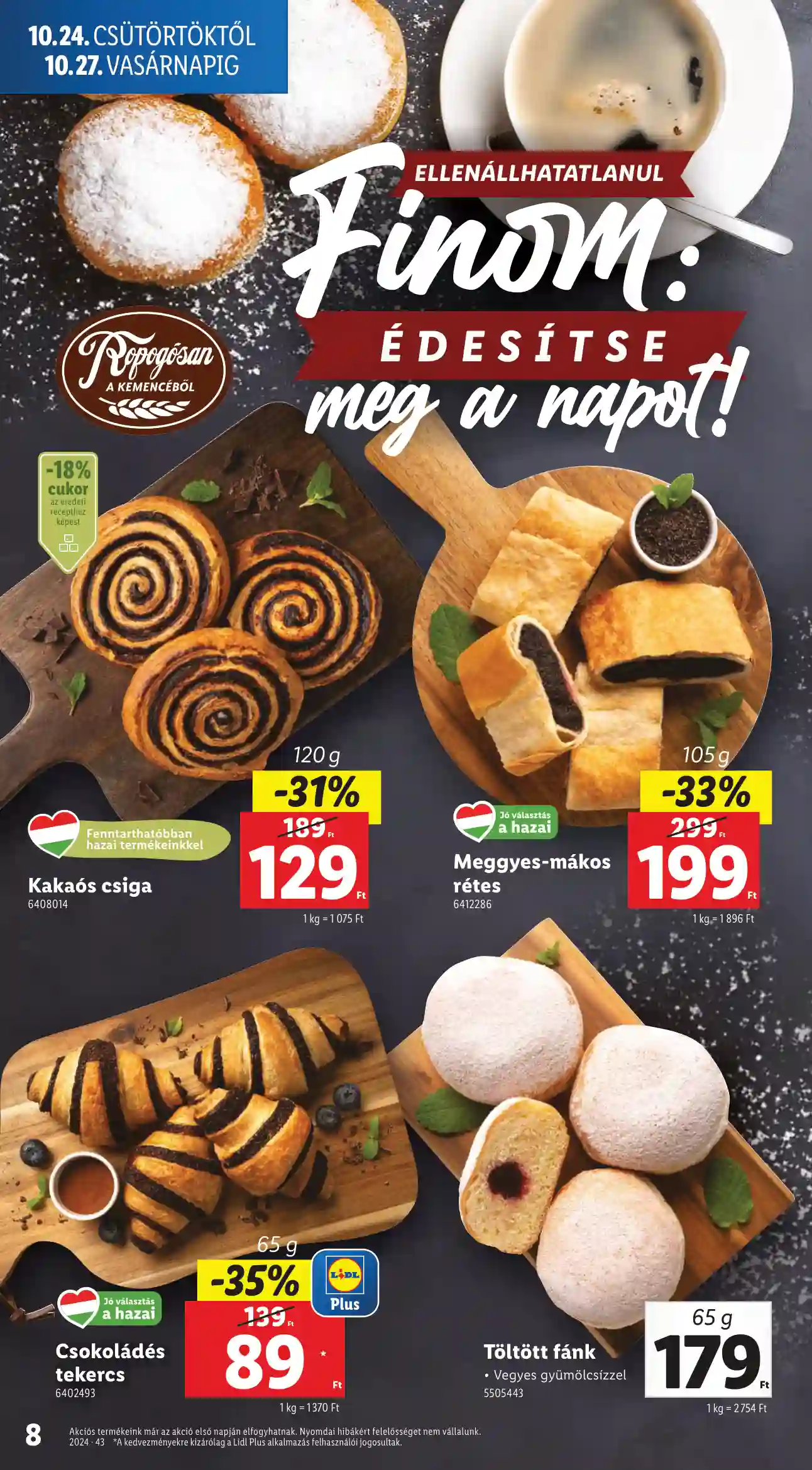 Lidl akciós újság 43. hét (Érvényes 10.24-től) (64 oldal)