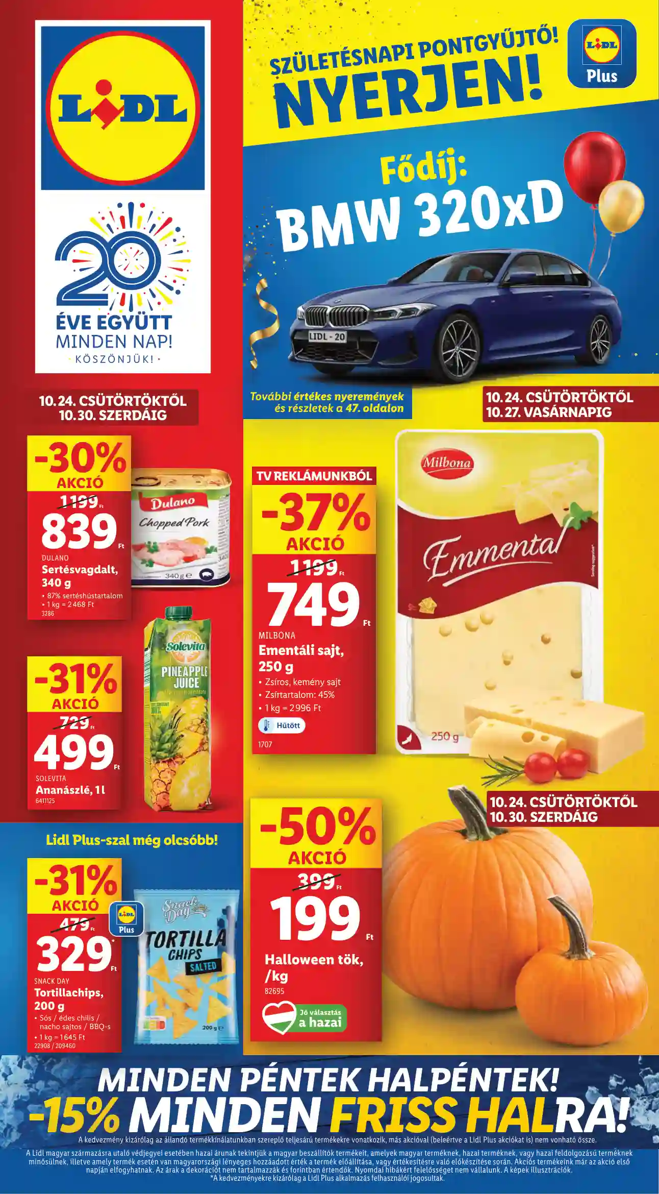 LIDL Érvényes 10.24-től 43.hét