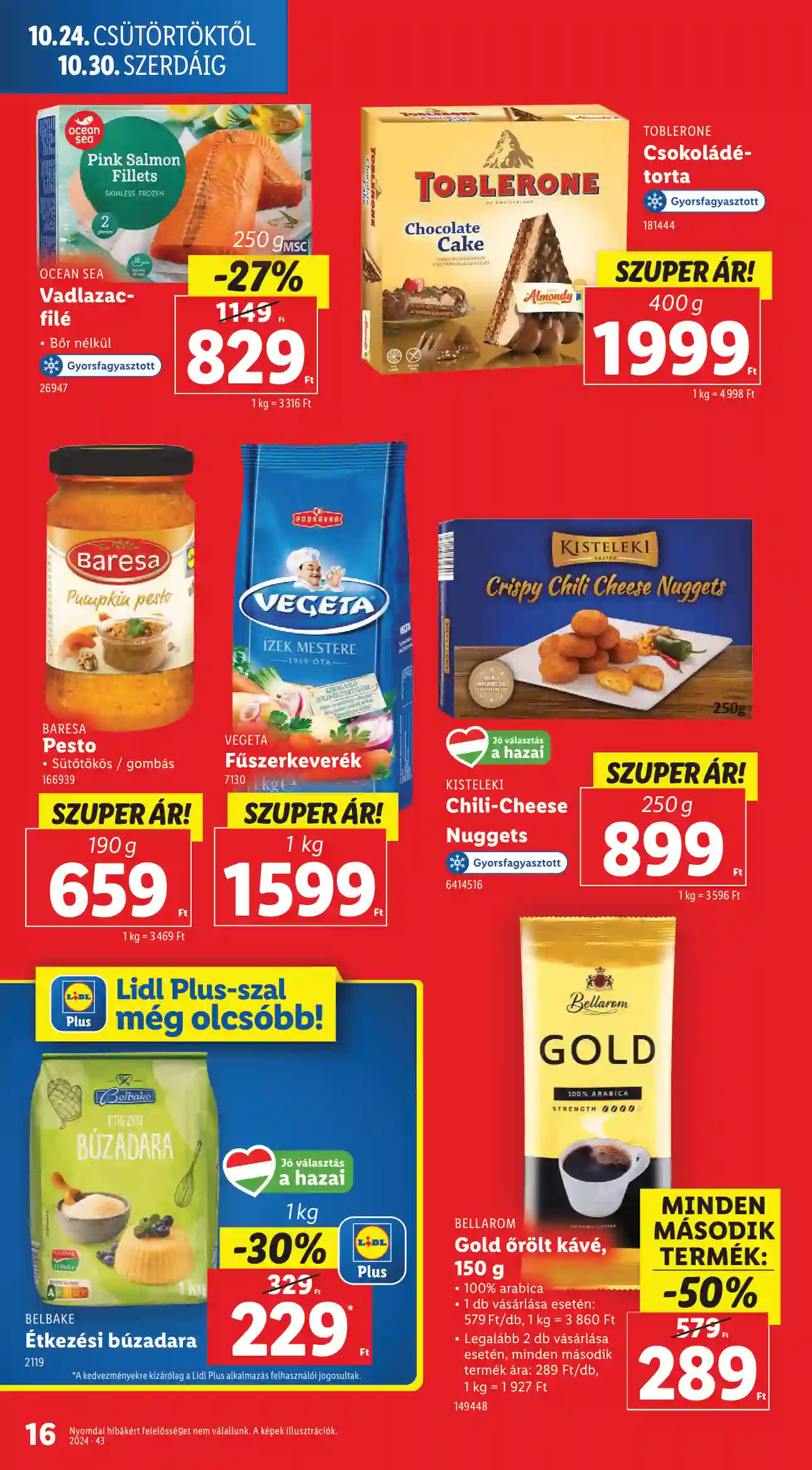Lidl akciós újság 43. hét (Érvényes 10.24-től) (8 oldal)