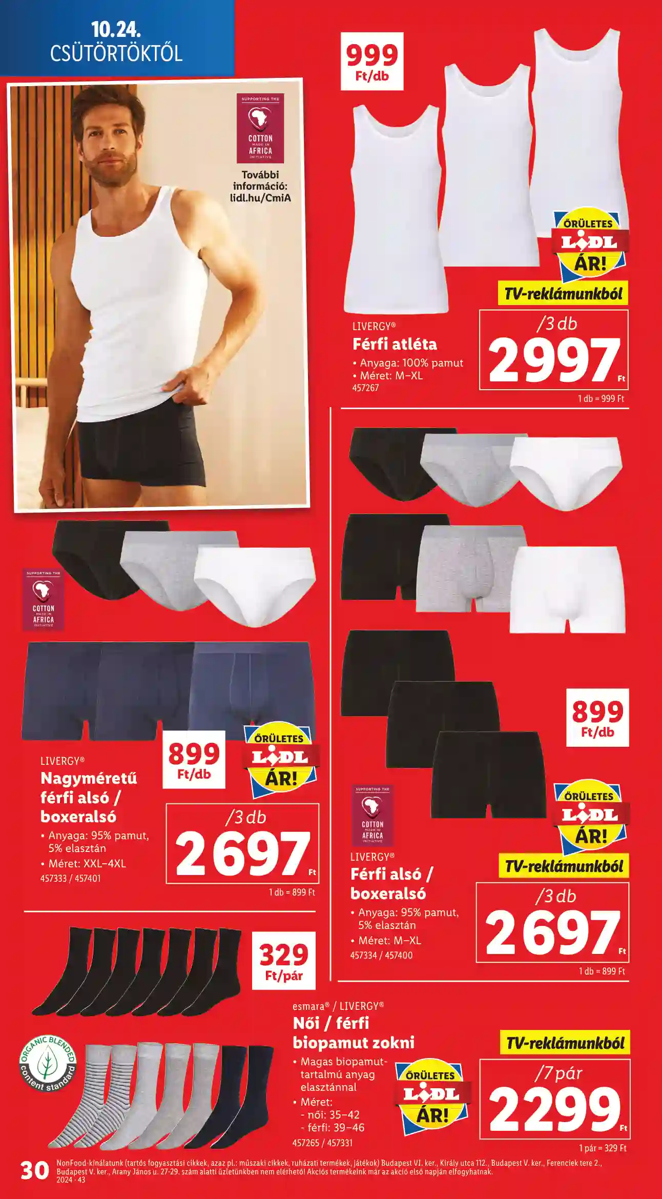 Lidl akciós újság 43. hét (Érvényes 10.24-től) (23 oldal)