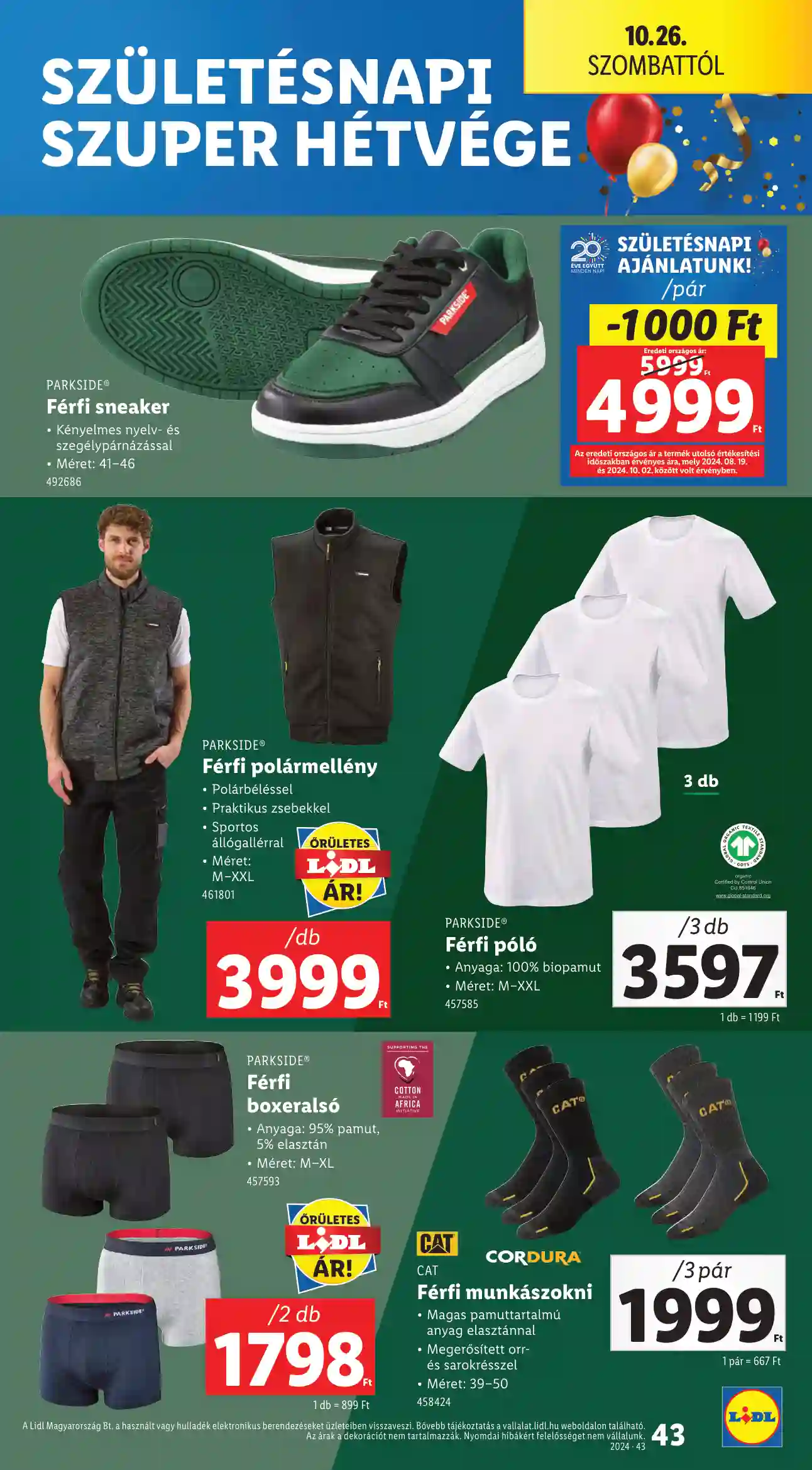 Lidl akciós újság 43. hét (Érvényes 10.24-től) (38 oldal)