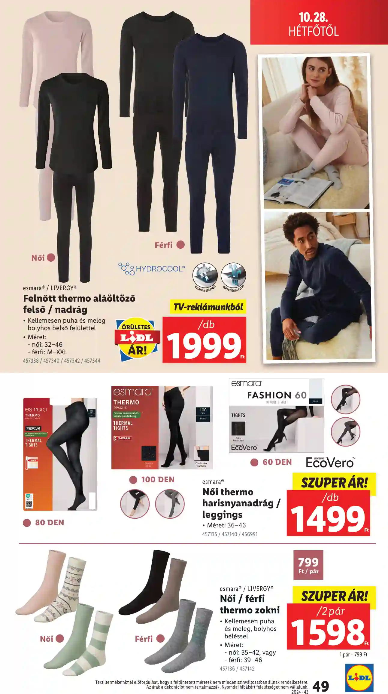 Lidl akciós újság 43. hét (Érvényes 10.24-től) (44 oldal)