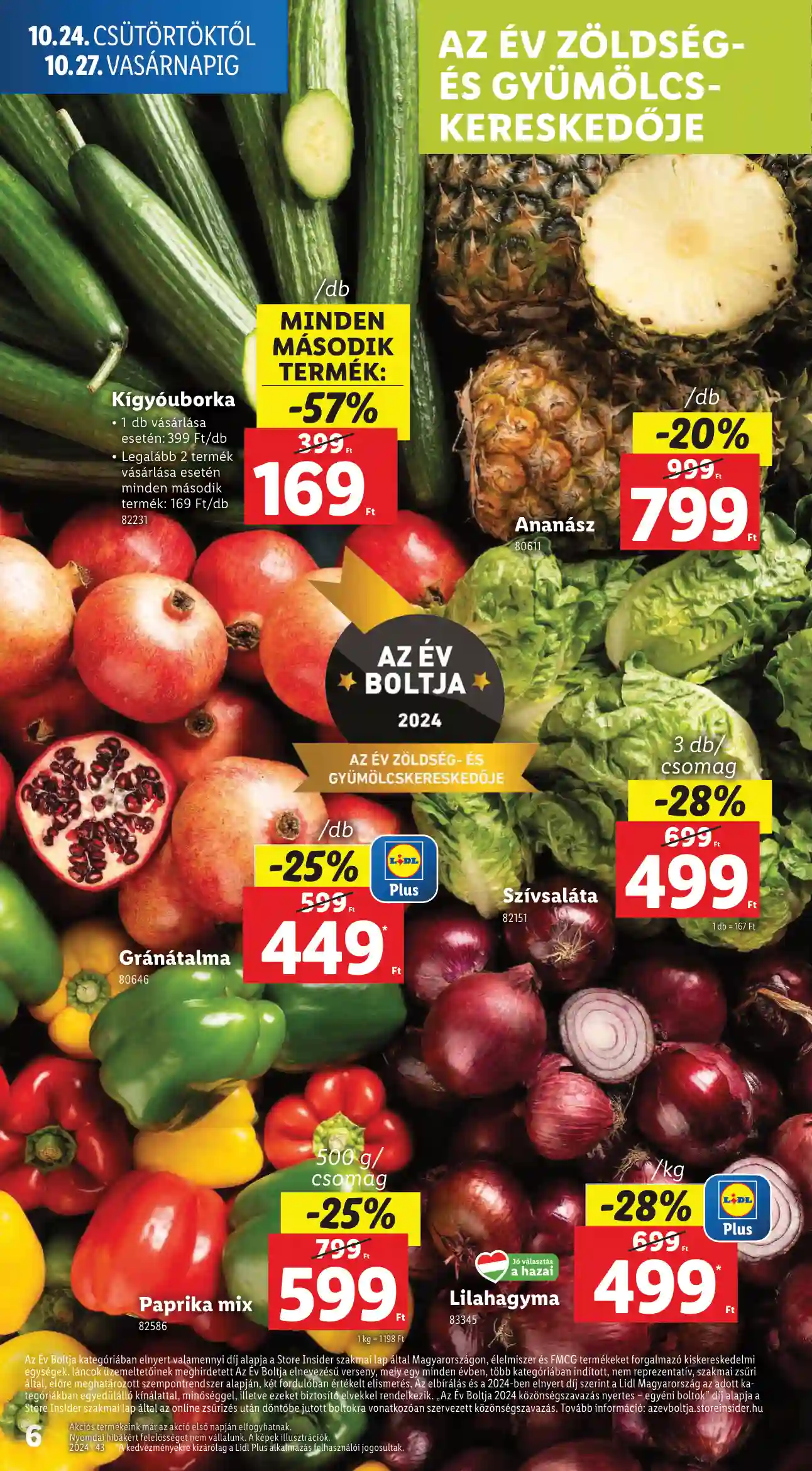 Lidl akciós újság 43. hét (Érvényes 10.24-től) (46 oldal)