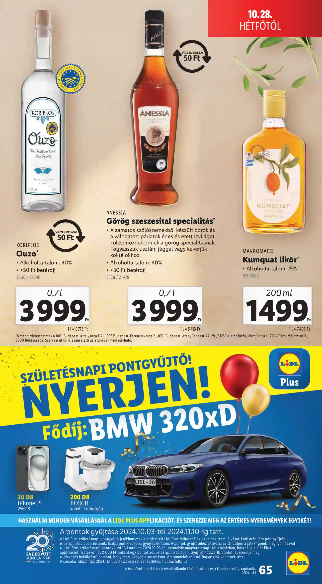 Lidl akciós újság 43. hét (Érvényes 10.24-től) (62 oldal)