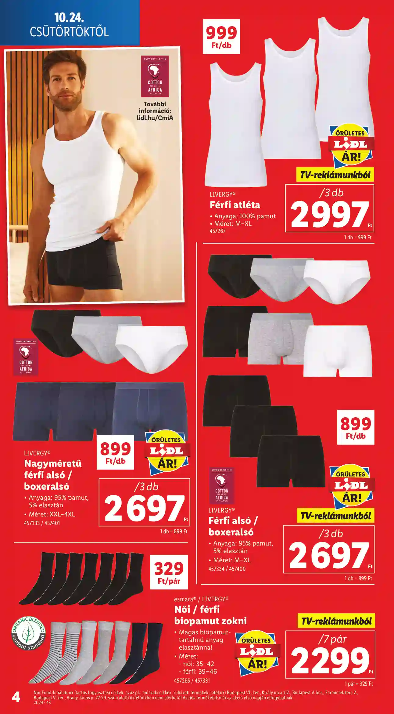 Lidl akciós újság 43. hét (Érvényes 10.24-től) (15 oldal)