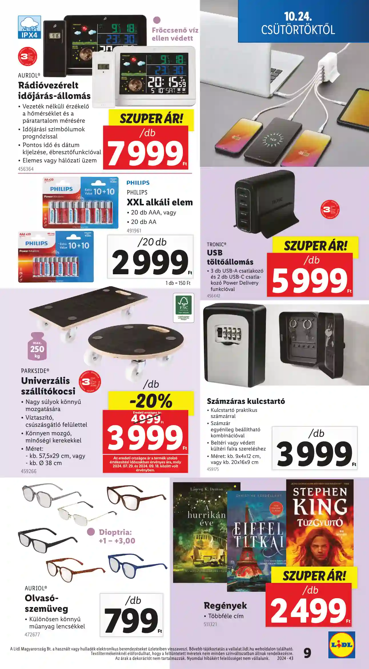 Lidl akciós újság 43. hét (Érvényes 10.24-től) (20 oldal)