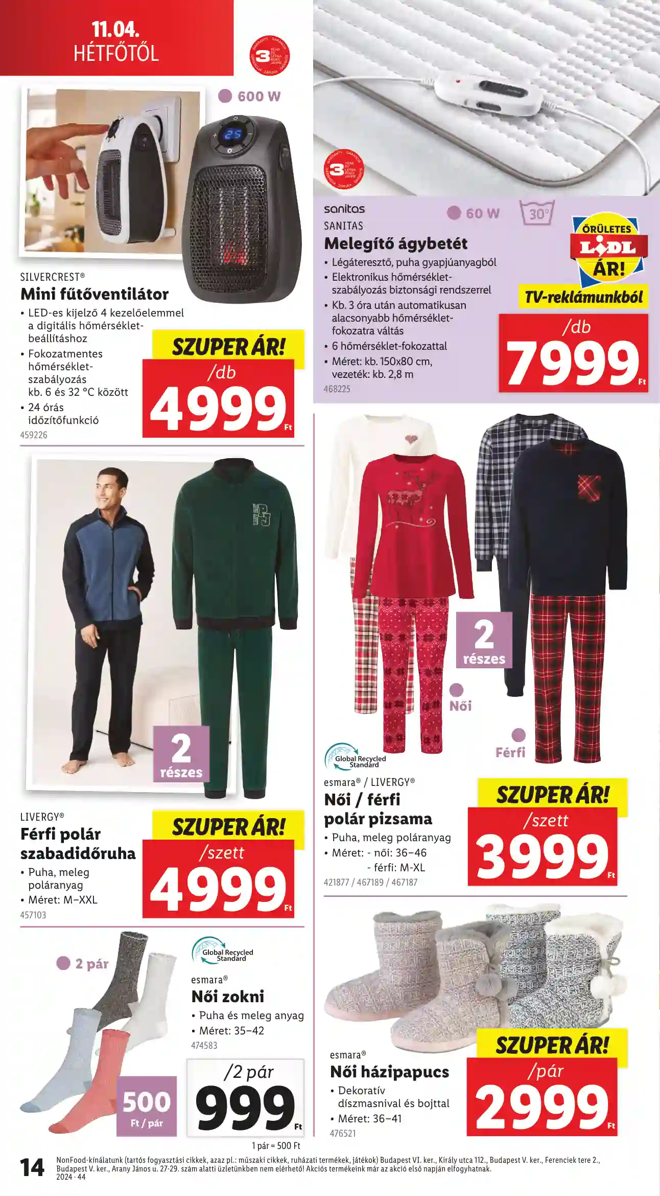 Lidl akciós újság 44. hét (Érvényes 10.31-től) (6 oldal)