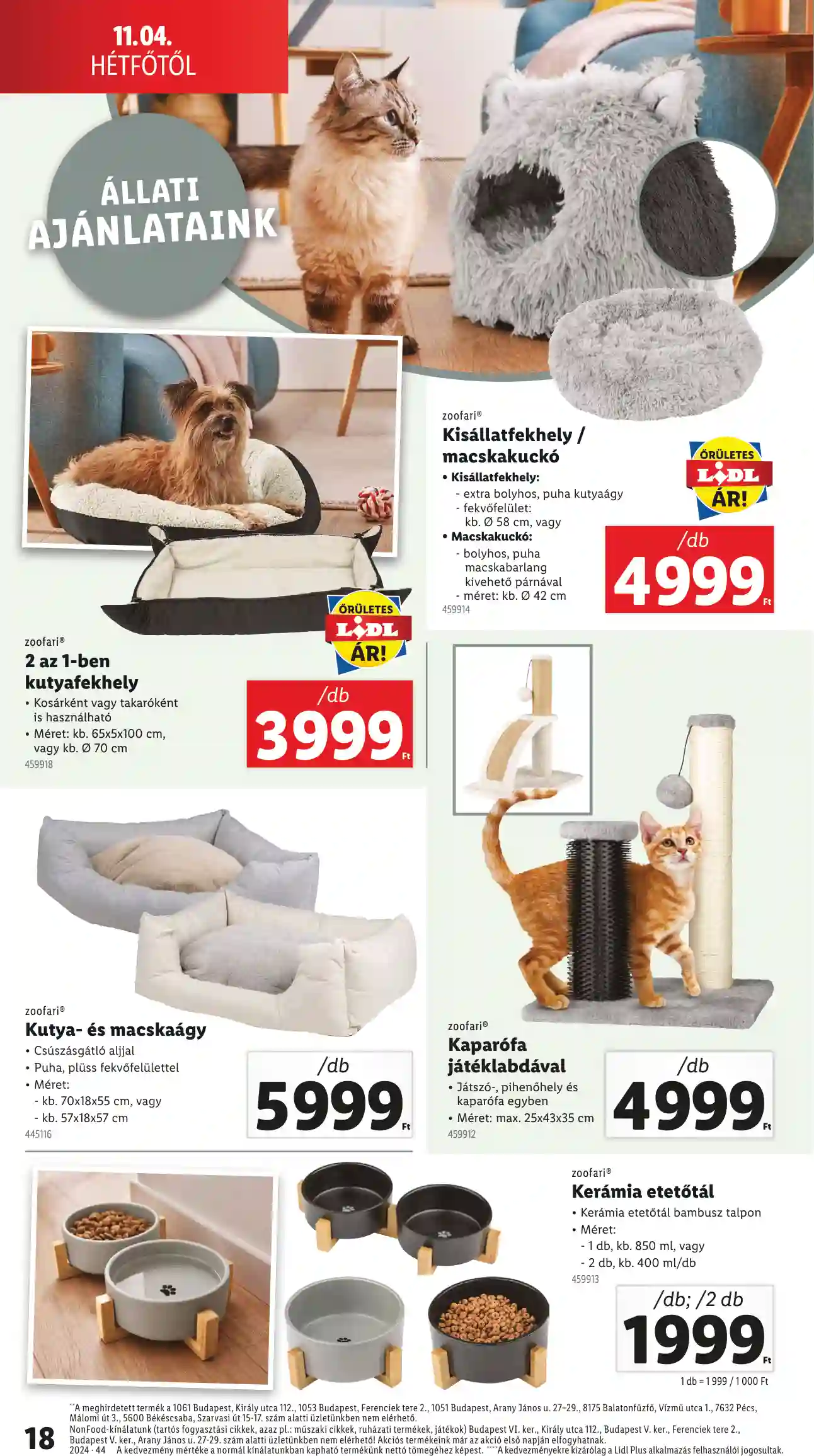 Lidl akciós újság 44. hét (Érvényes 10.31-től) (10 oldal)