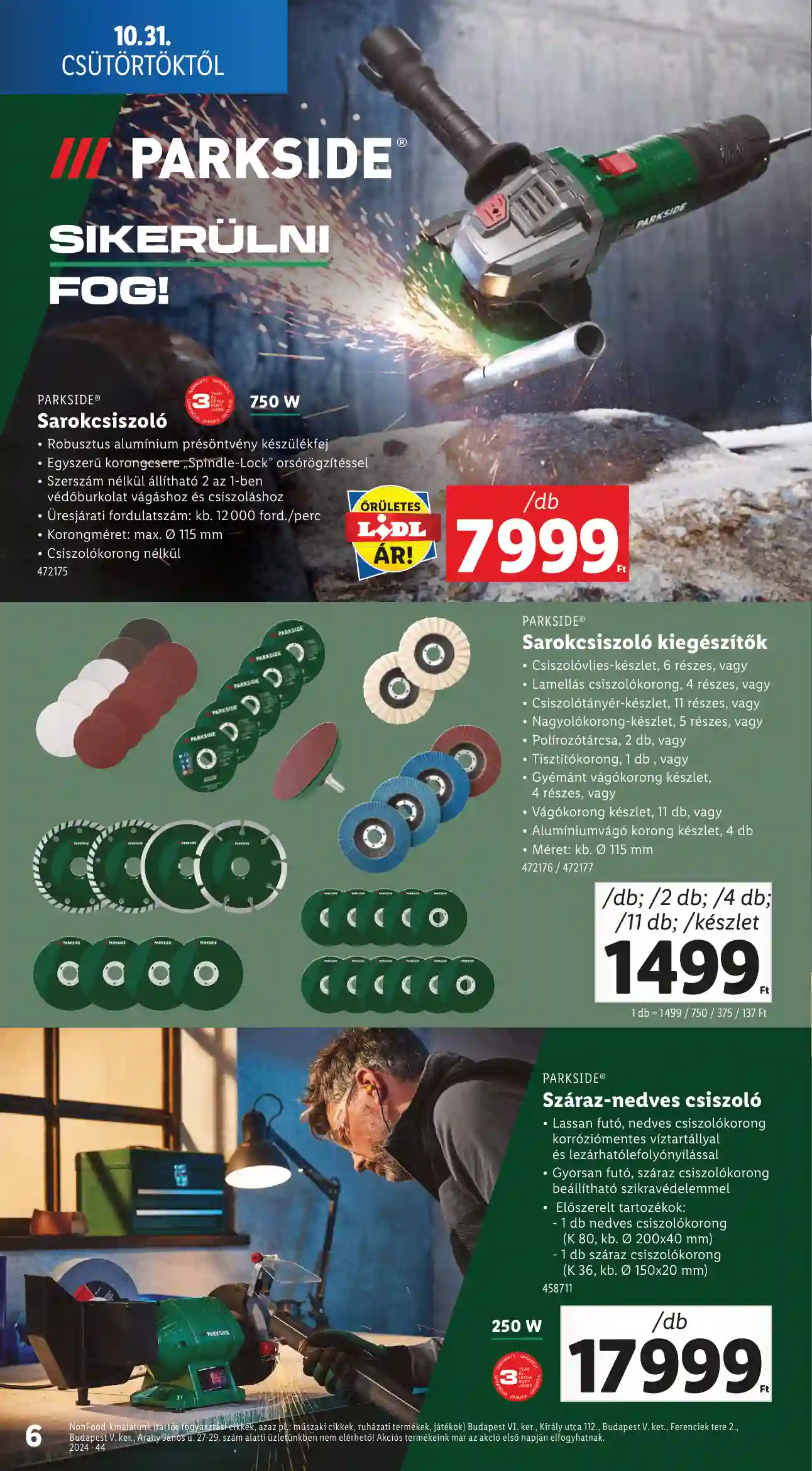 Lidl akciós újság 44. hét (Érvényes 10.31-től) (15 oldal)