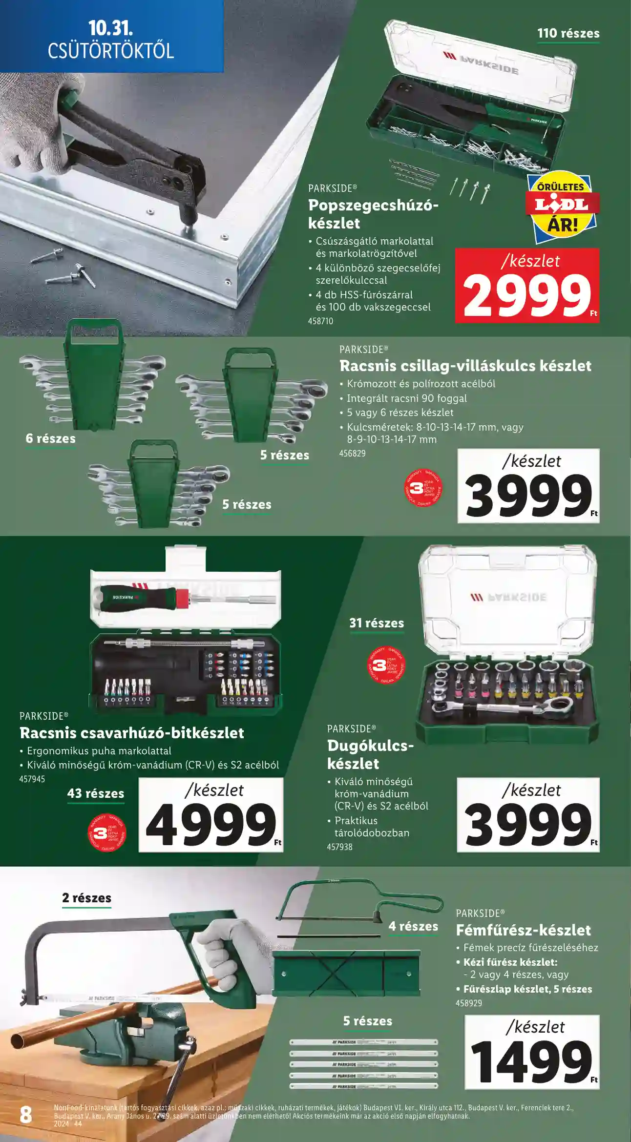 Lidl akciós újság 44. hét (Érvényes 10.31-től) (17 oldal)