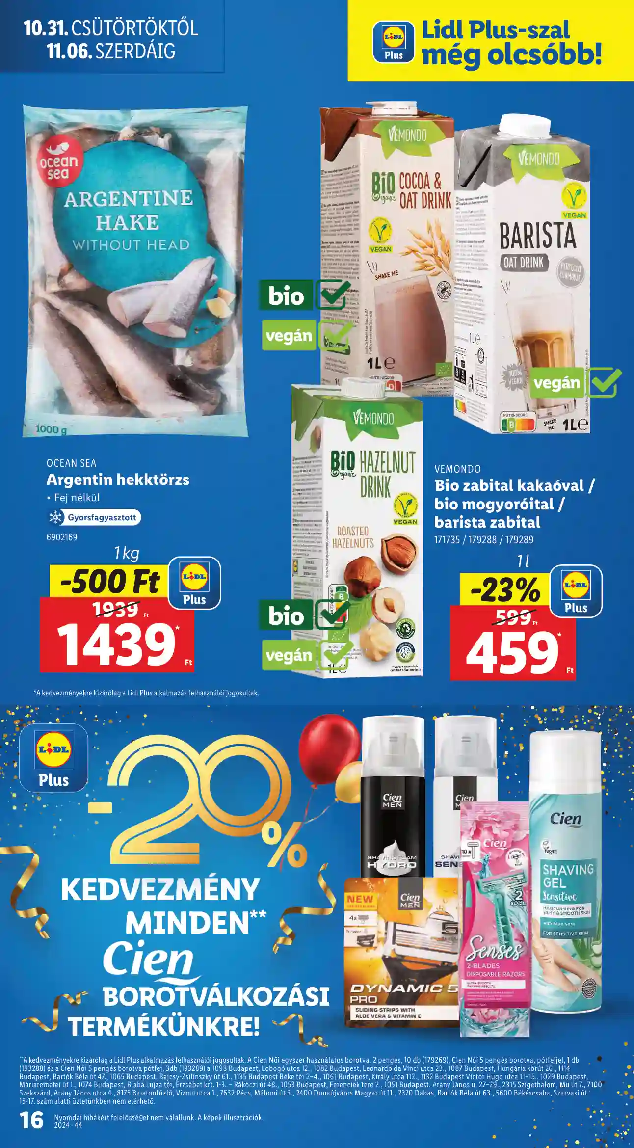 Lidl akciós újság 44. hét (Érvényes 10.31-től) (8 oldal)