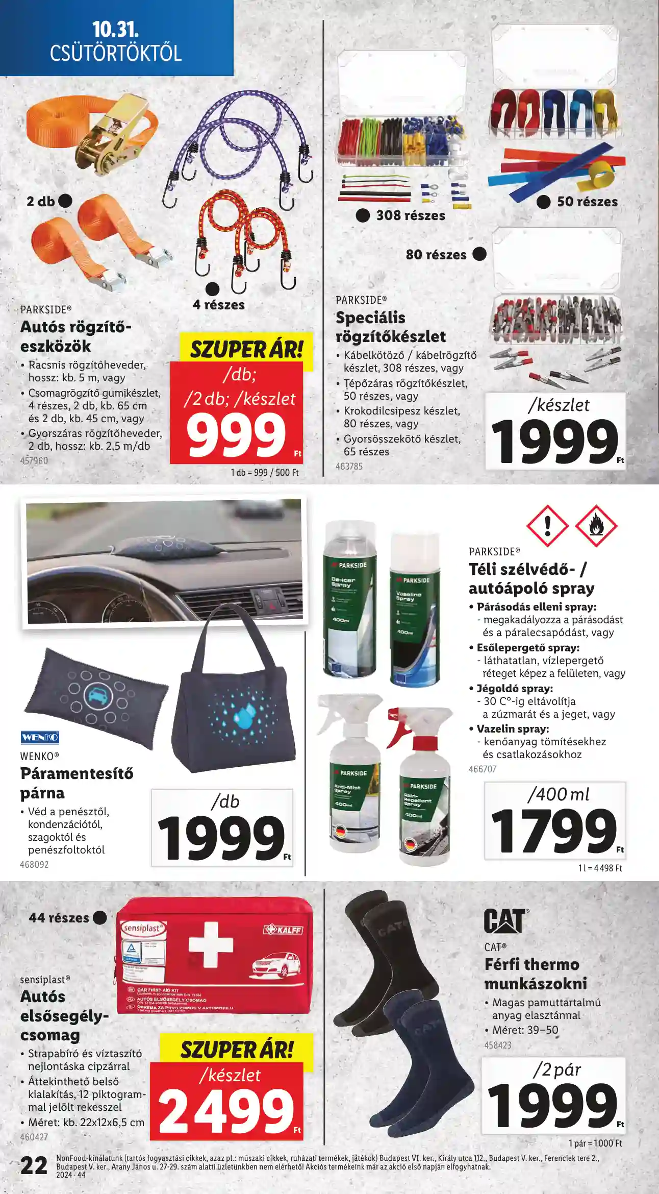 Lidl akciós újság 44. hét (Érvényes 10.31-től) (15 oldal)