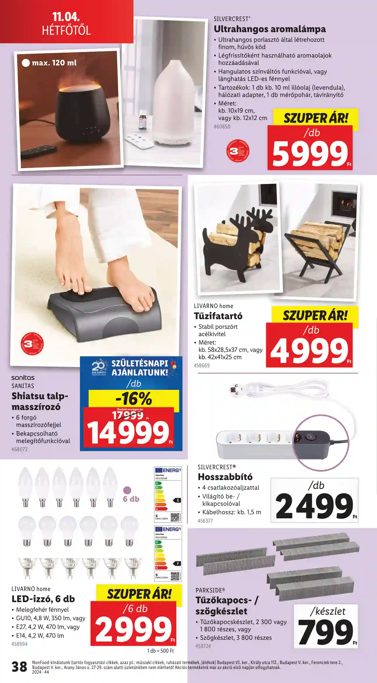 Lidl akciós újság 44. hét (Érvényes 10.31-től) (32 oldal)