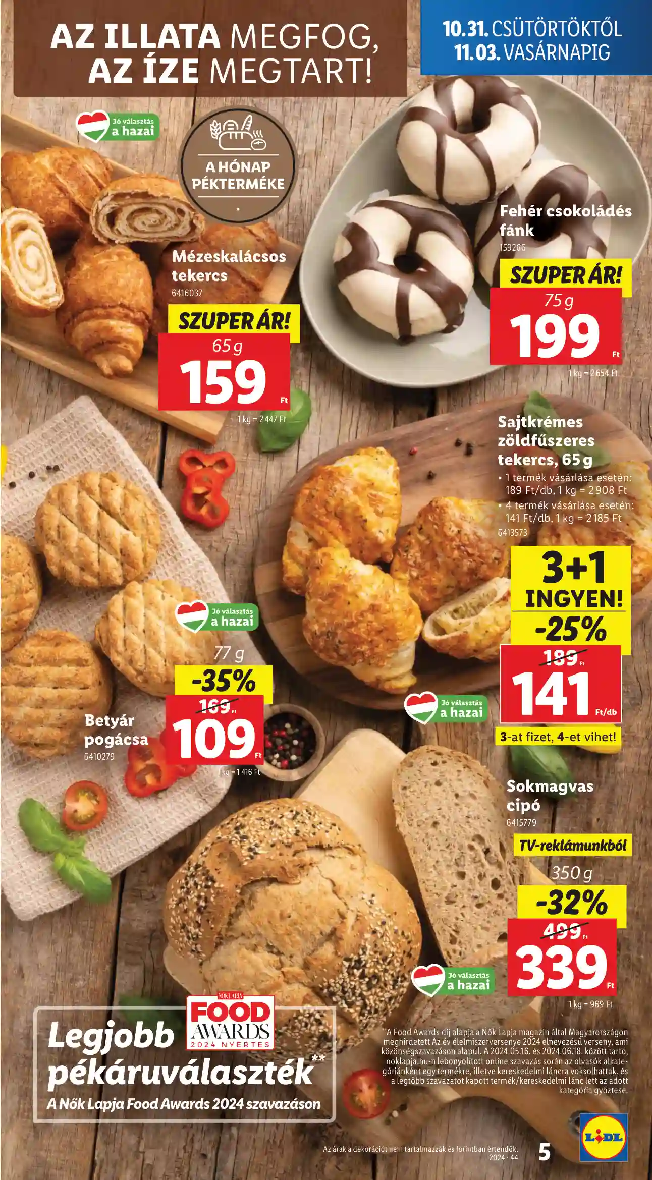 Lidl akciós újság 44. hét (Érvényes 10.31-től) (35 oldal)