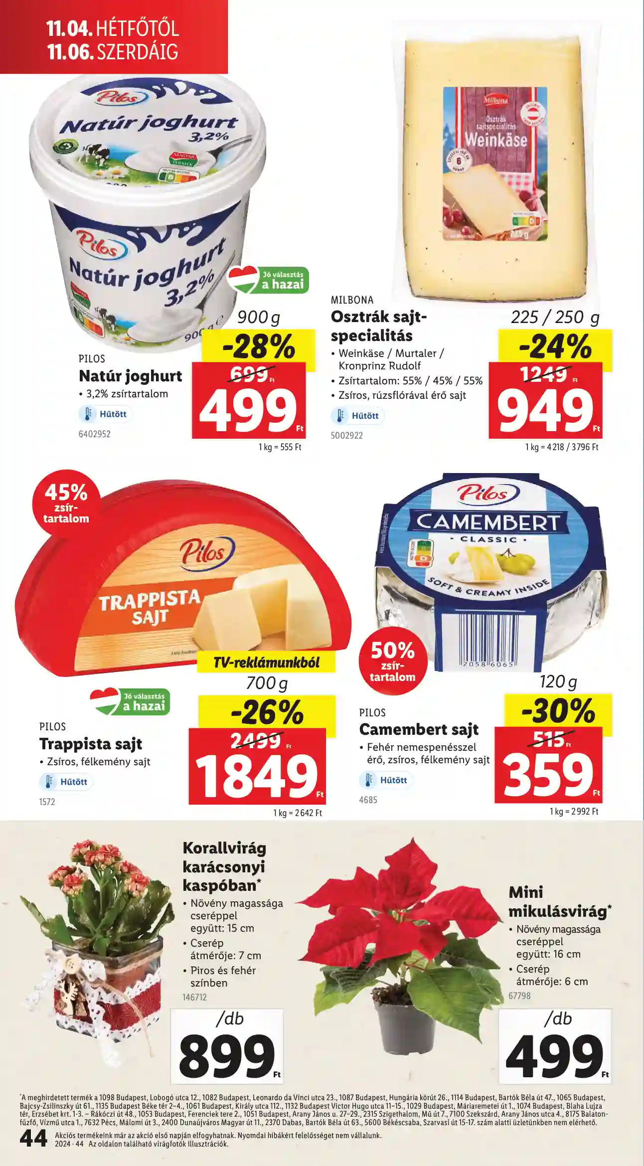 Lidl akciós újság 44. hét (Érvényes 10.31-től) (39 oldal)