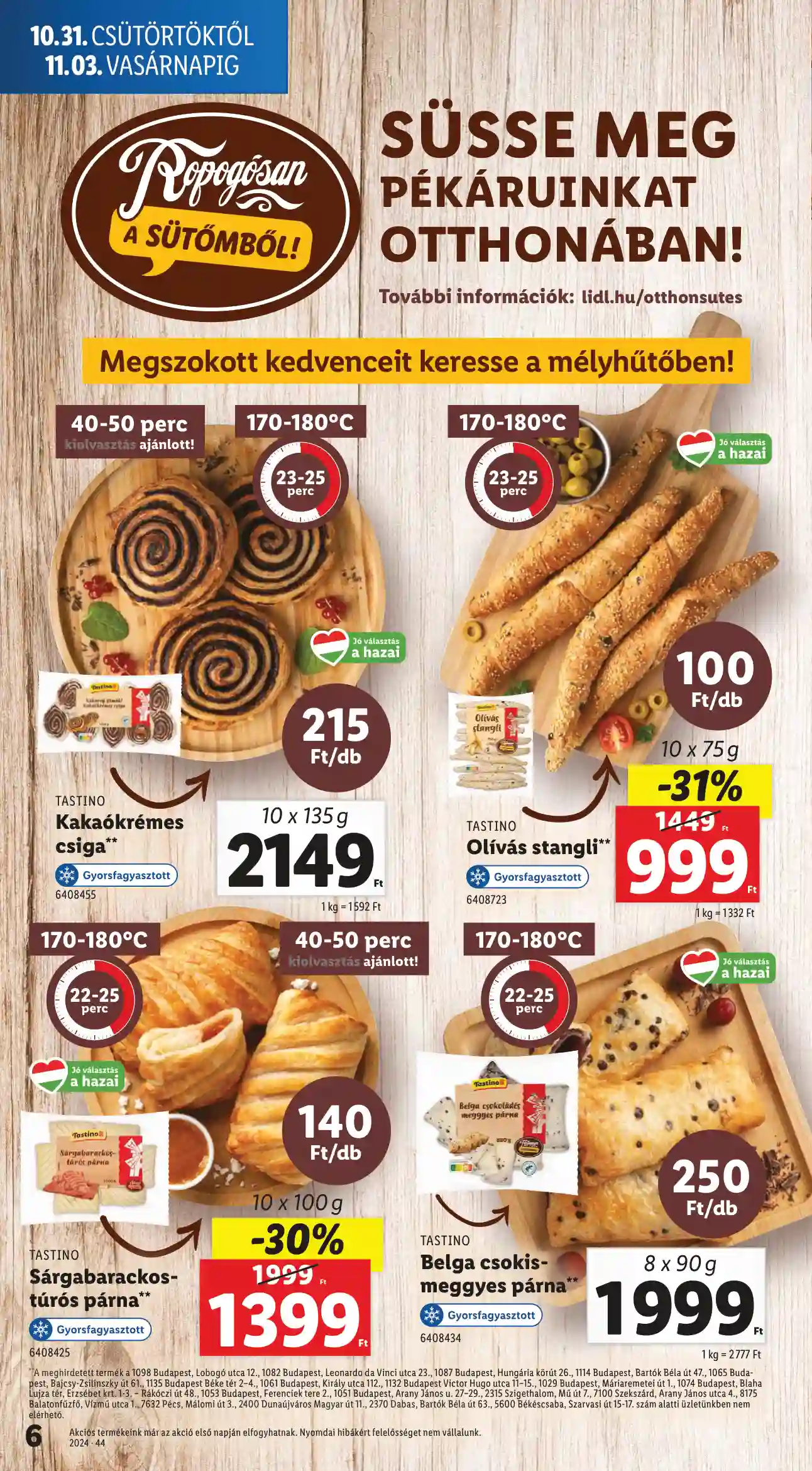 Lidl akciós újság 44. hét (Érvényes 10.31-től) (46 oldal)