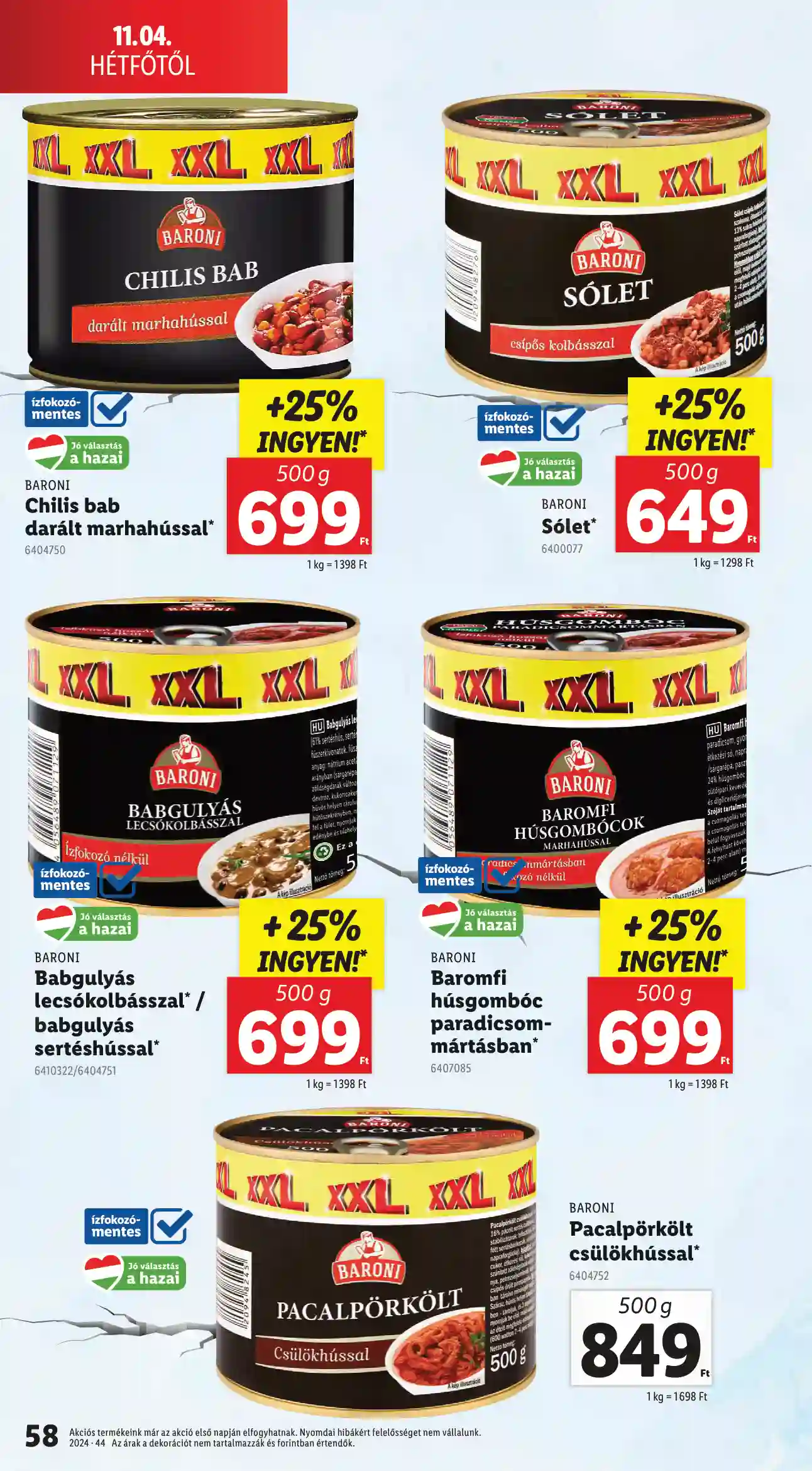 Lidl akciós újság 44. hét (Érvényes 10.31-től) (54 oldal)