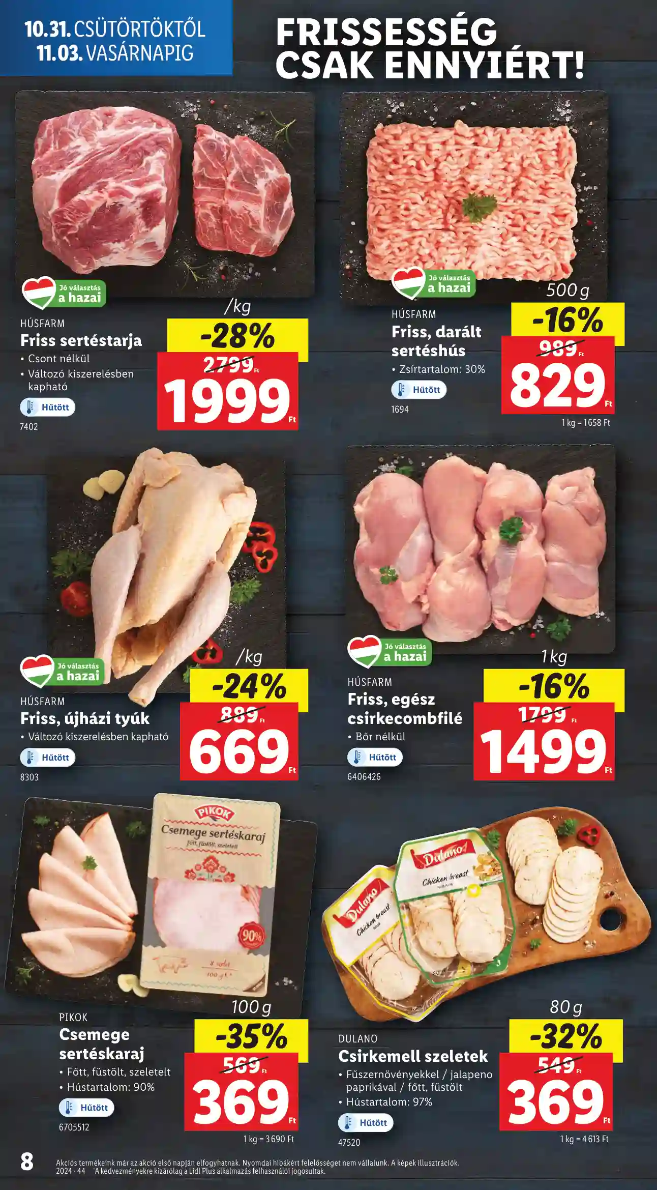 Lidl akciós újság 44. hét (Érvényes 10.31-től) (60 oldal)
