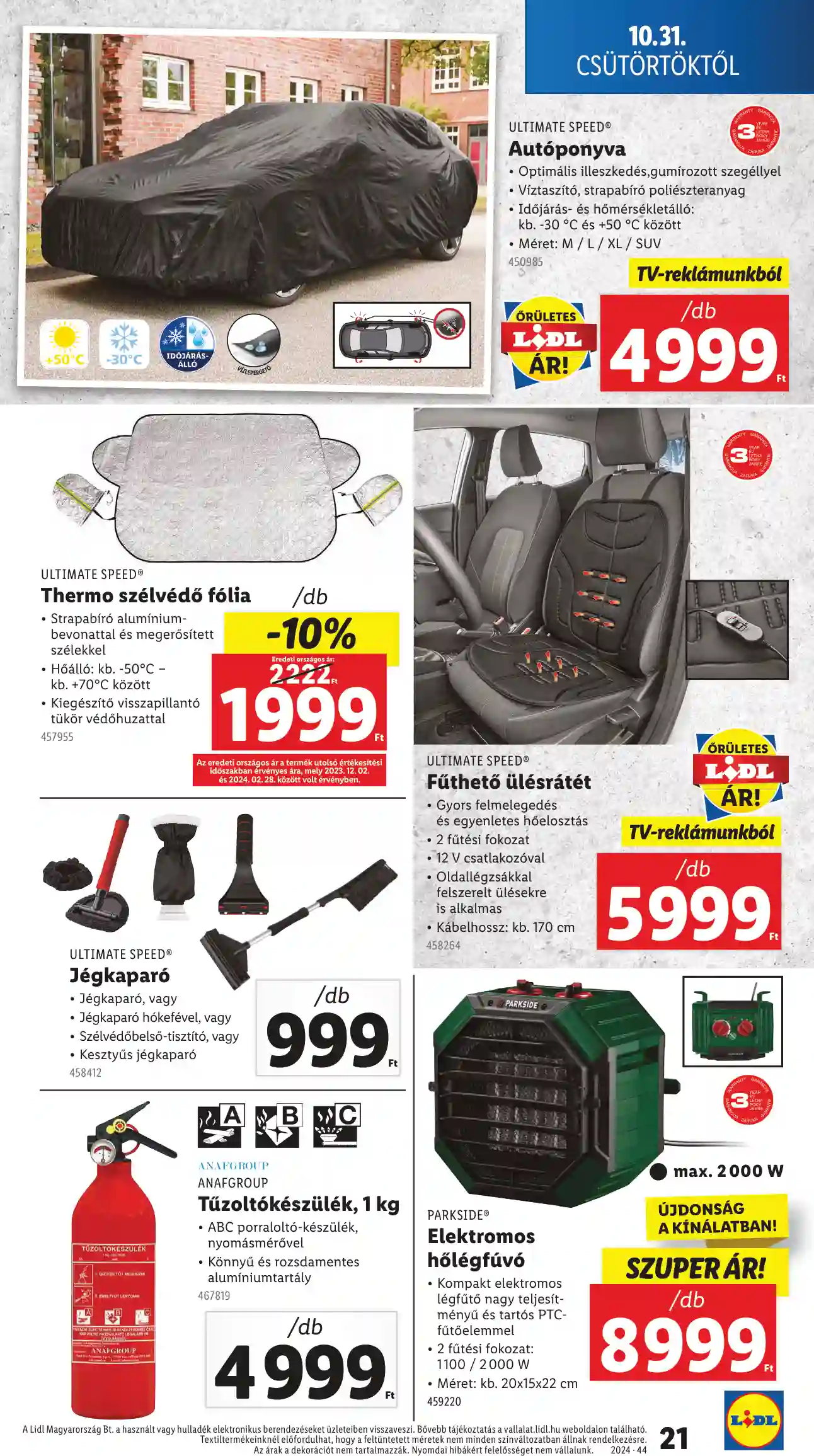 Lidl akciós újság 44. hét (Érvényes 10.31-től) (14 oldal)