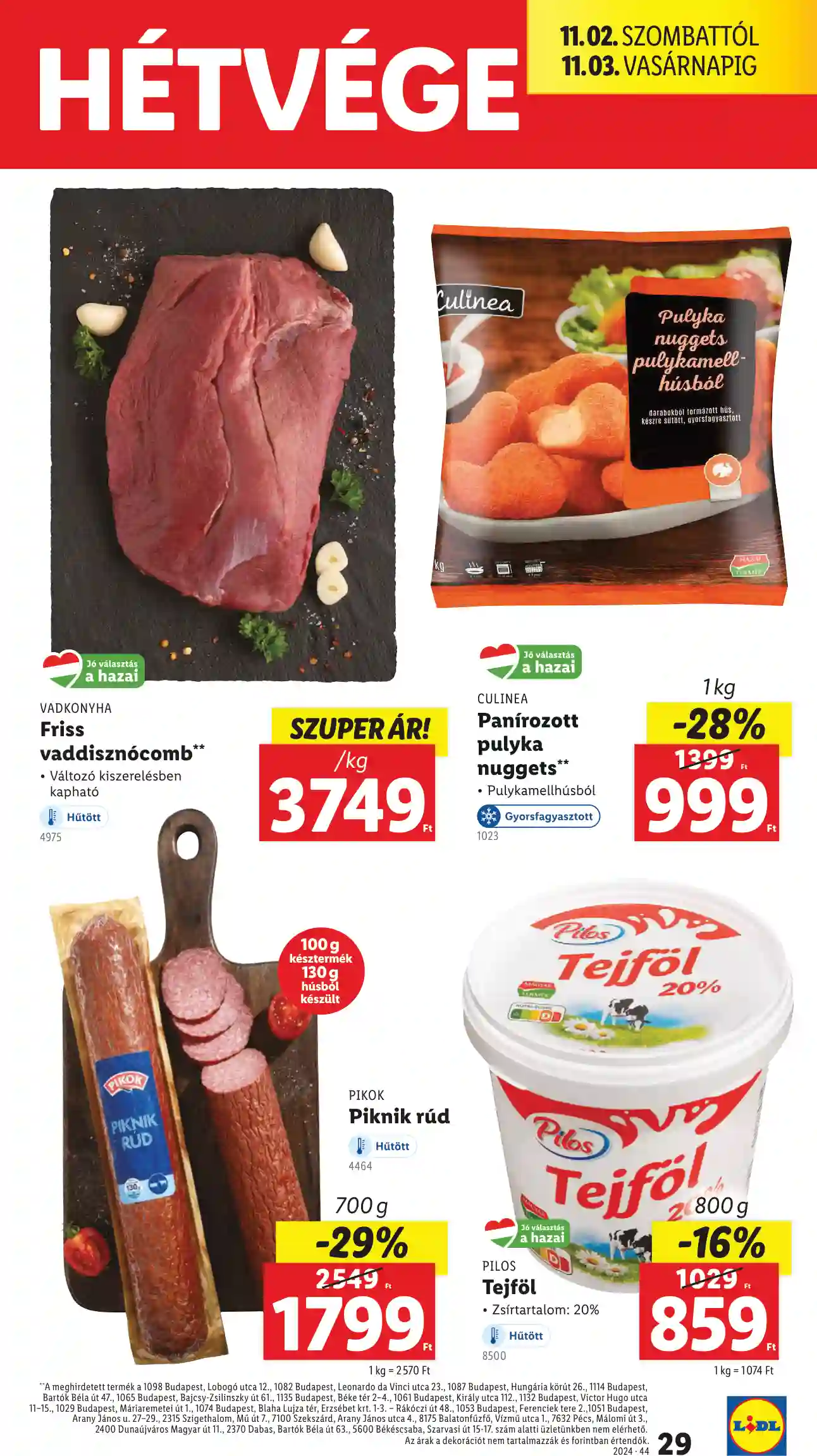 Lidl akciós újság 44. hét (Érvényes 10.31-től) (22 oldal)