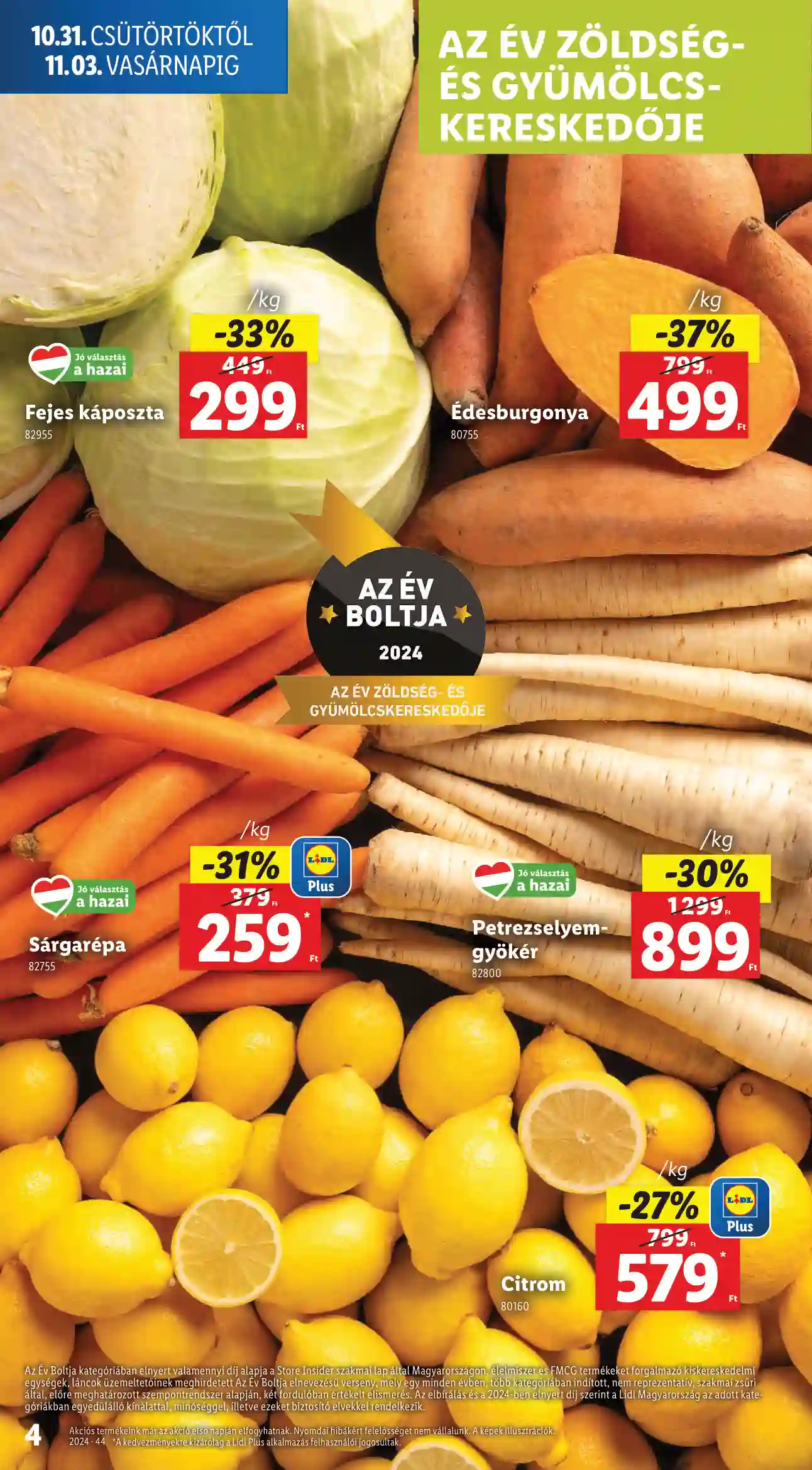 Lidl akciós újság 44. hét (Érvényes 10.31-től) (24 oldal)