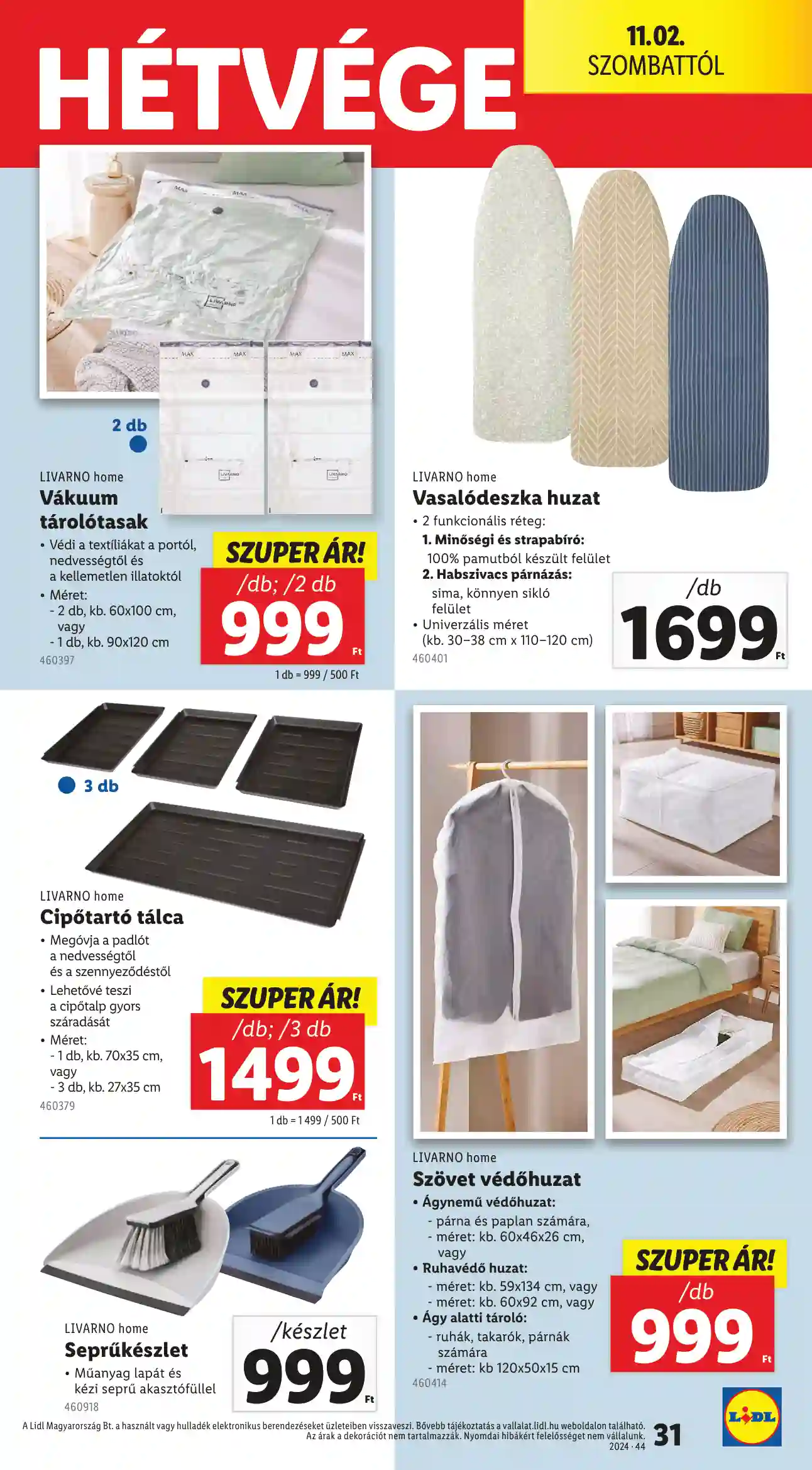 Lidl akciós újság 44. hét (Érvényes 10.31-től) (25 oldal)