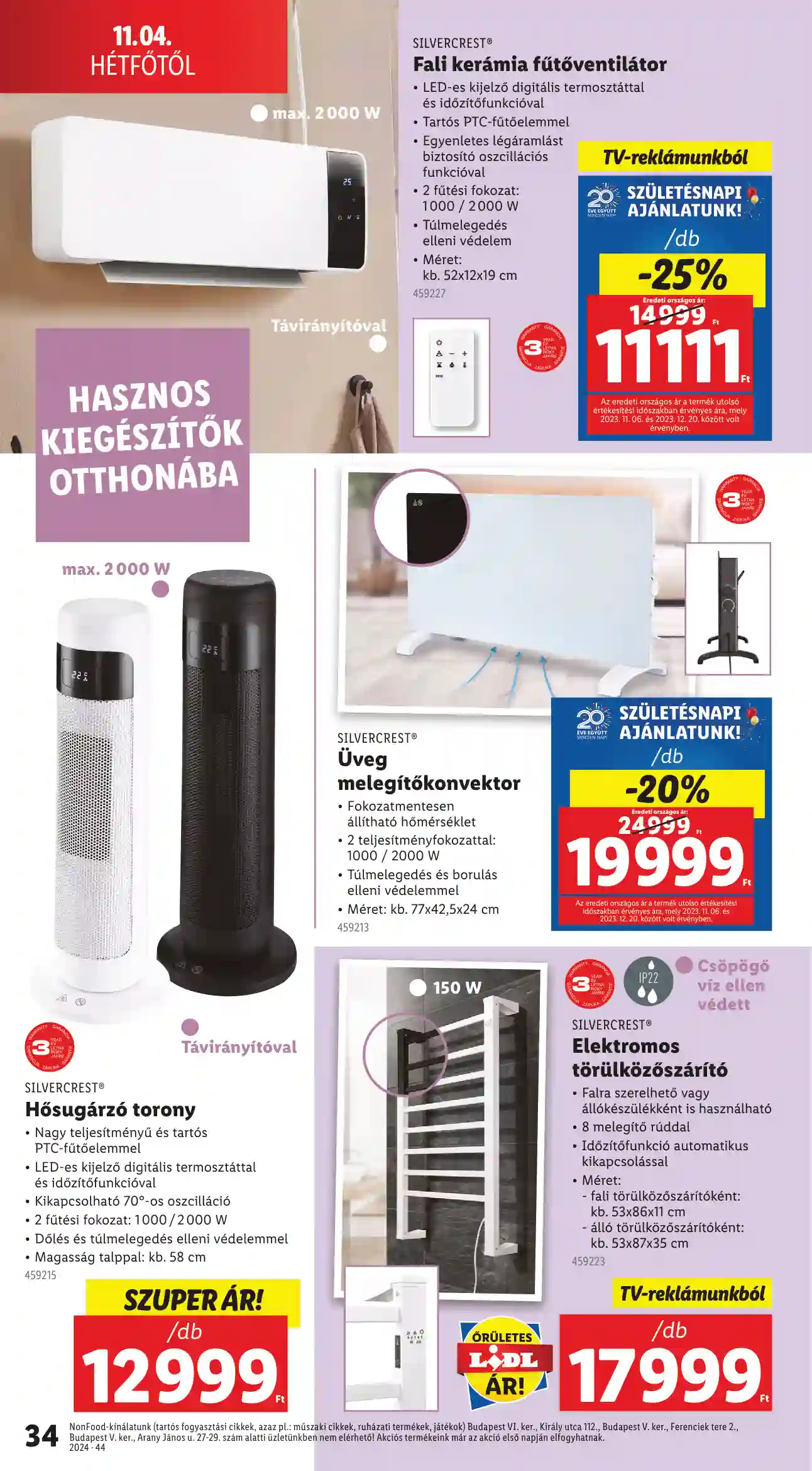 Lidl akciós újság 44. hét (Érvényes 10.31-től) (28 oldal)
