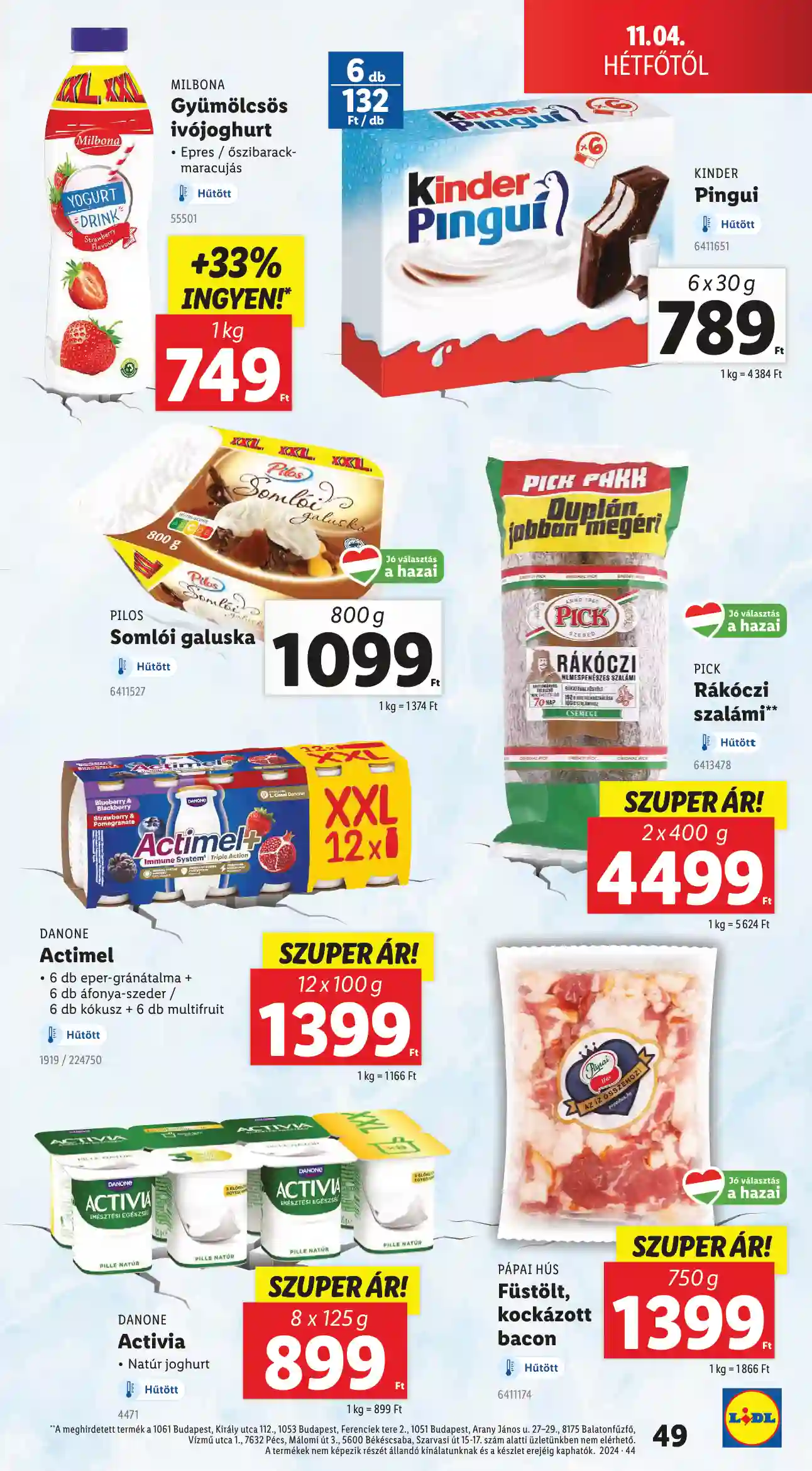 Lidl akciós újság 44. hét (Érvényes 10.31-től) (44 oldal)