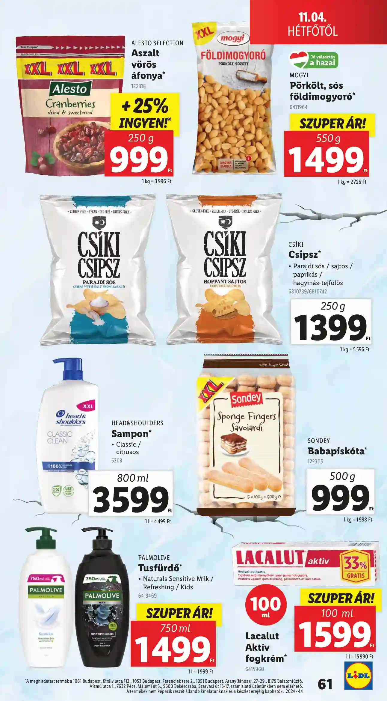 Lidl akciós újság 44. hét (Érvényes 10.31-től) (58 oldal)