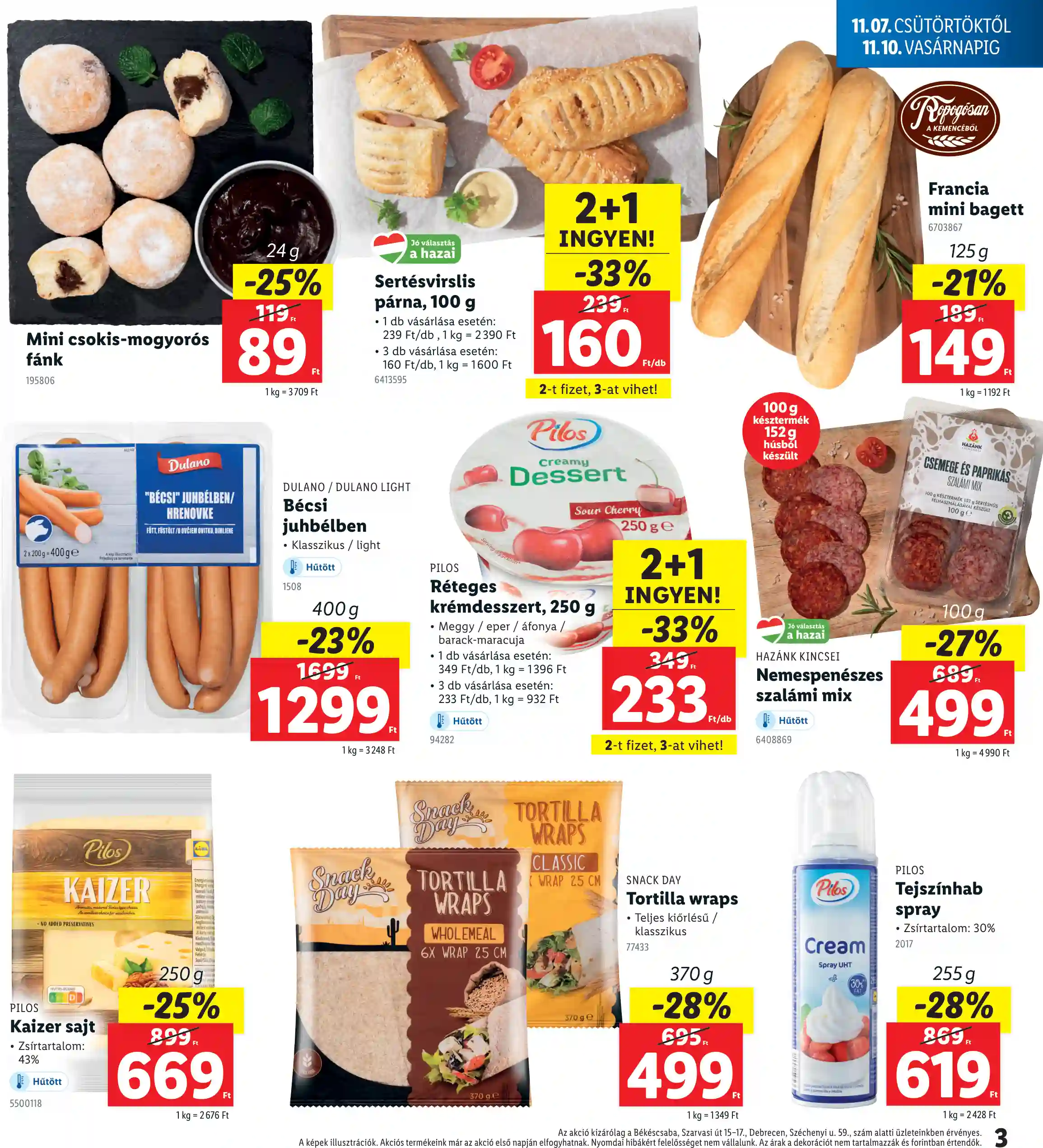 Lidl akciós újság 45. hét (Regionális akciók) (3 oldal)