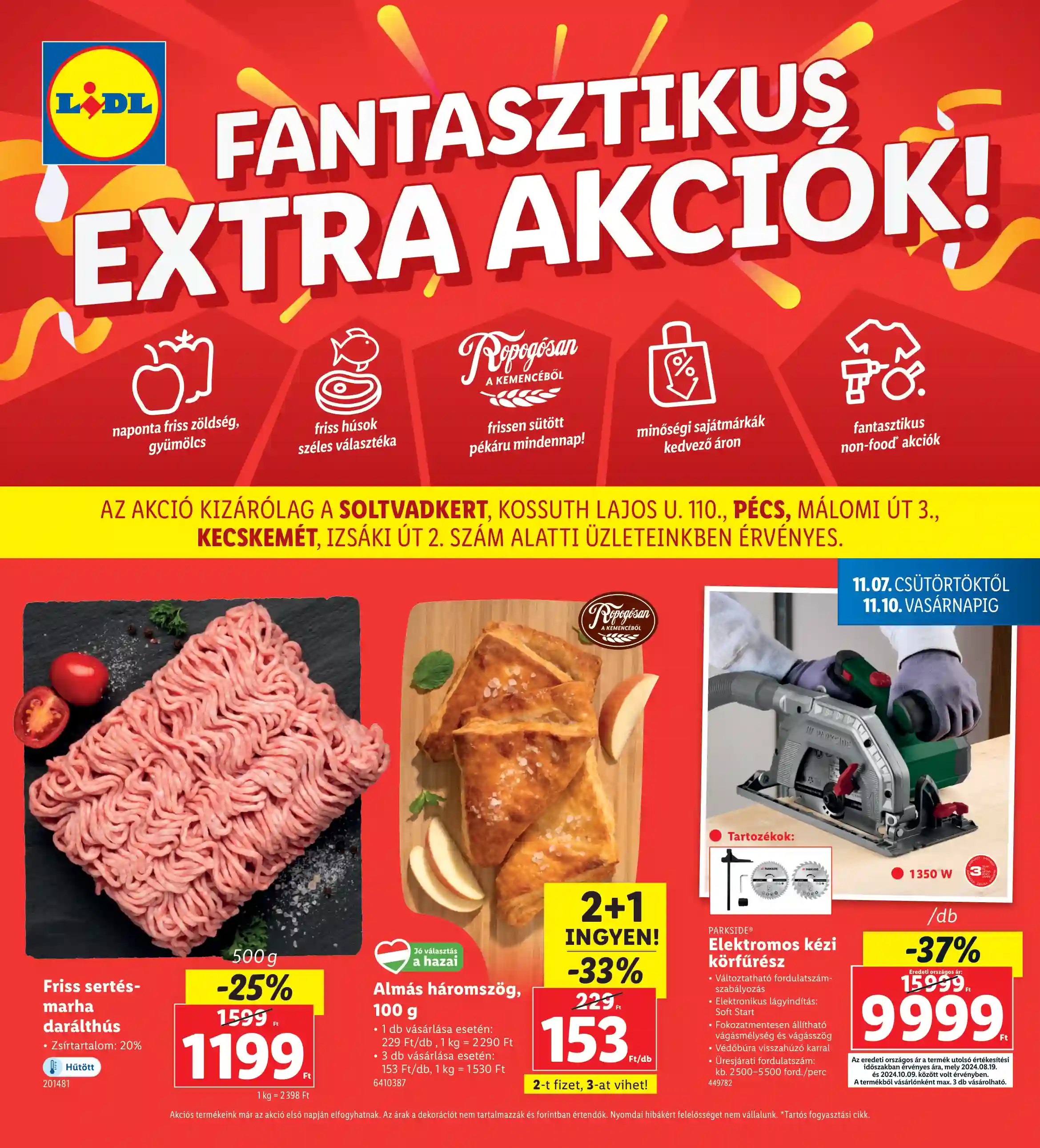LIDL Regionális akciók 45.hét