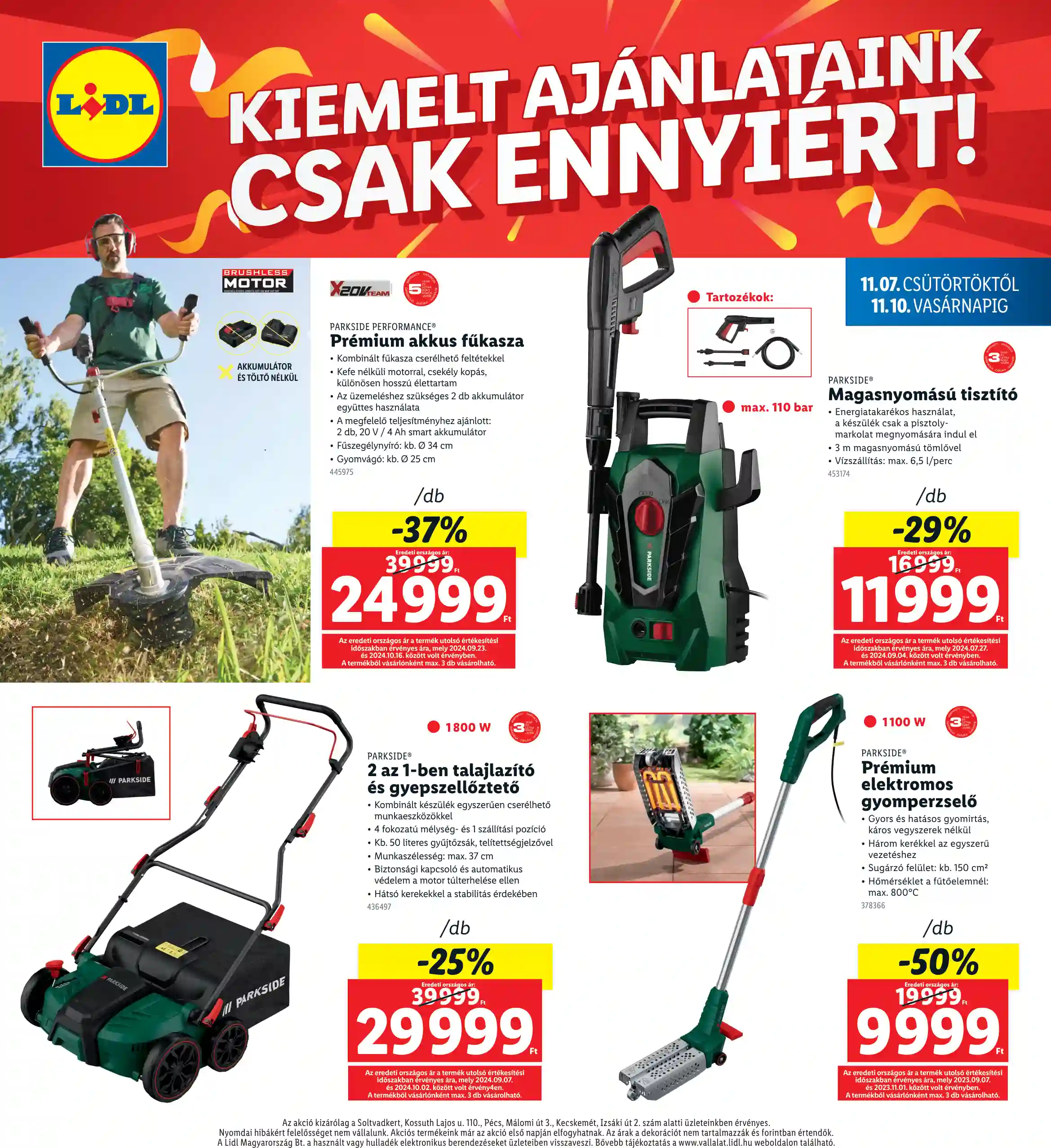 Lidl akciós újság 45. hét (Regionális akciók) (4 oldal)