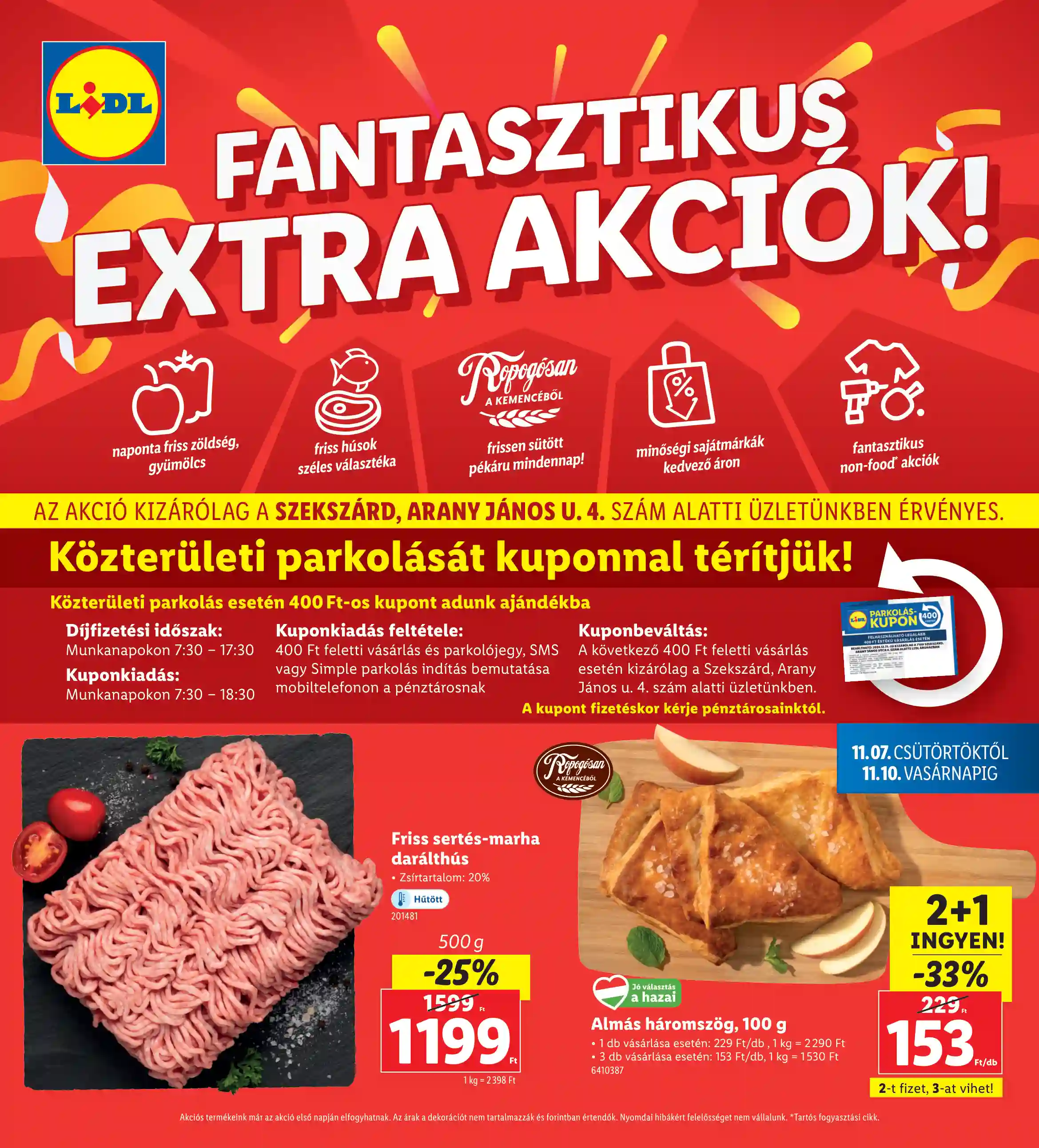 LIDL Regionális akciók – Szekszárd 45.hét