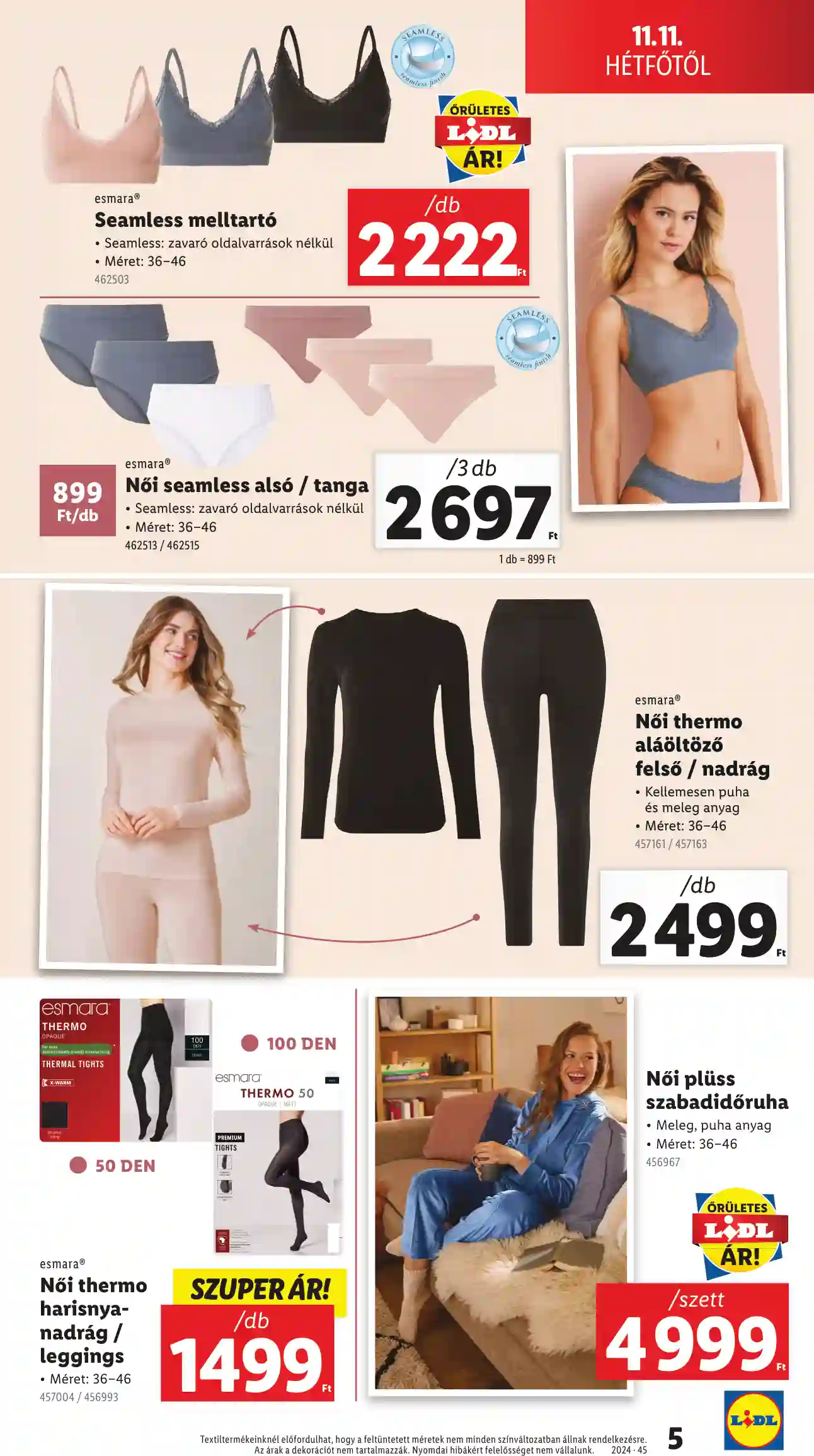 Lidl akciós újság 45. hét (Érvényes 11.07-től) (6 oldal)