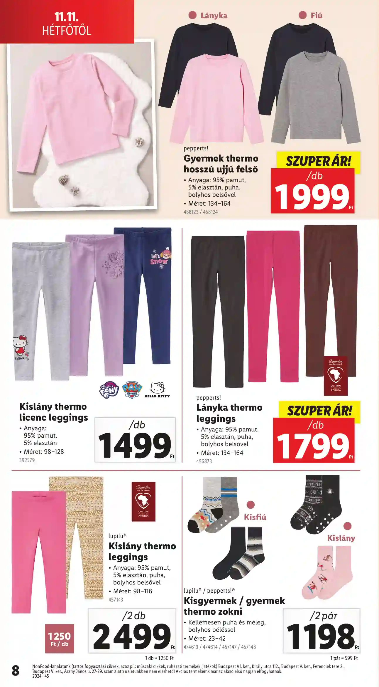 Lidl akciós újság 45. hét (Érvényes 11.07-től) (9 oldal)