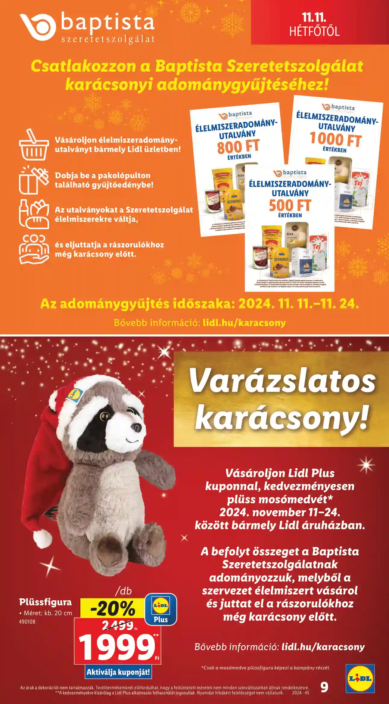 Lidl akciós újság 45. hét (Érvényes 11.07-től) (10 oldal)
