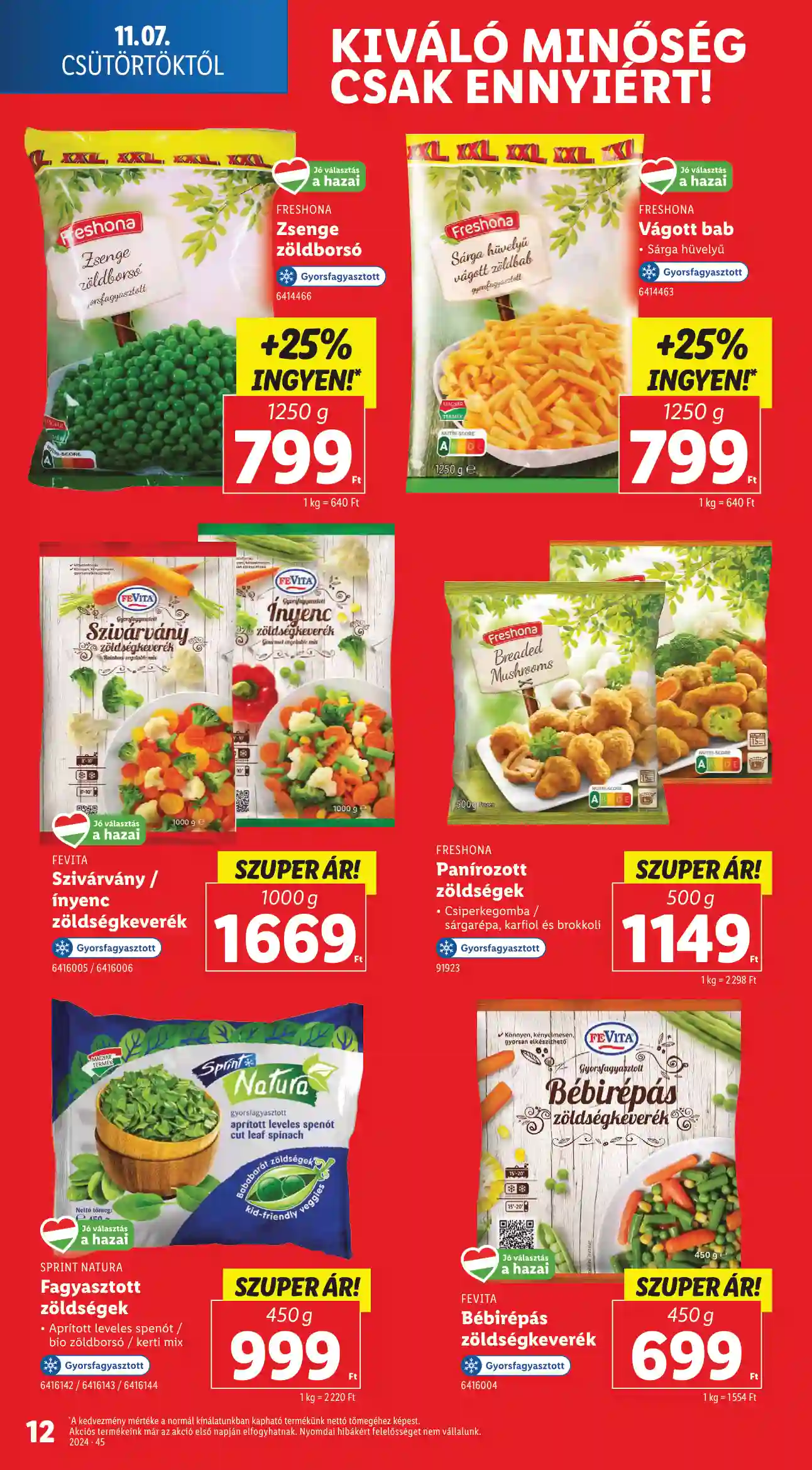 Lidl akciós újság 45. hét (Érvényes 11.07-től) (4 oldal)