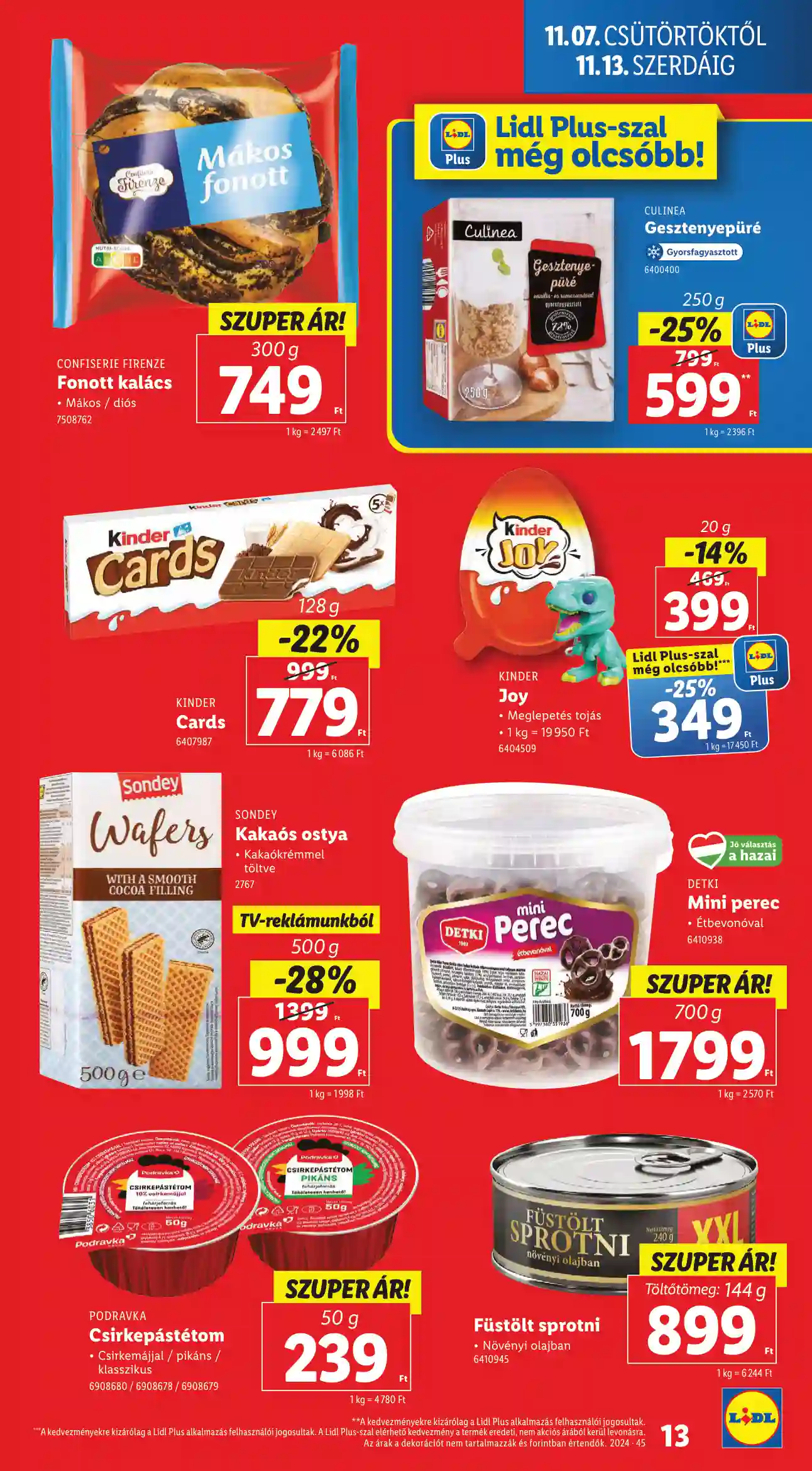 Lidl akciós újság 45. hét (Érvényes 11.07-től) (5 oldal)