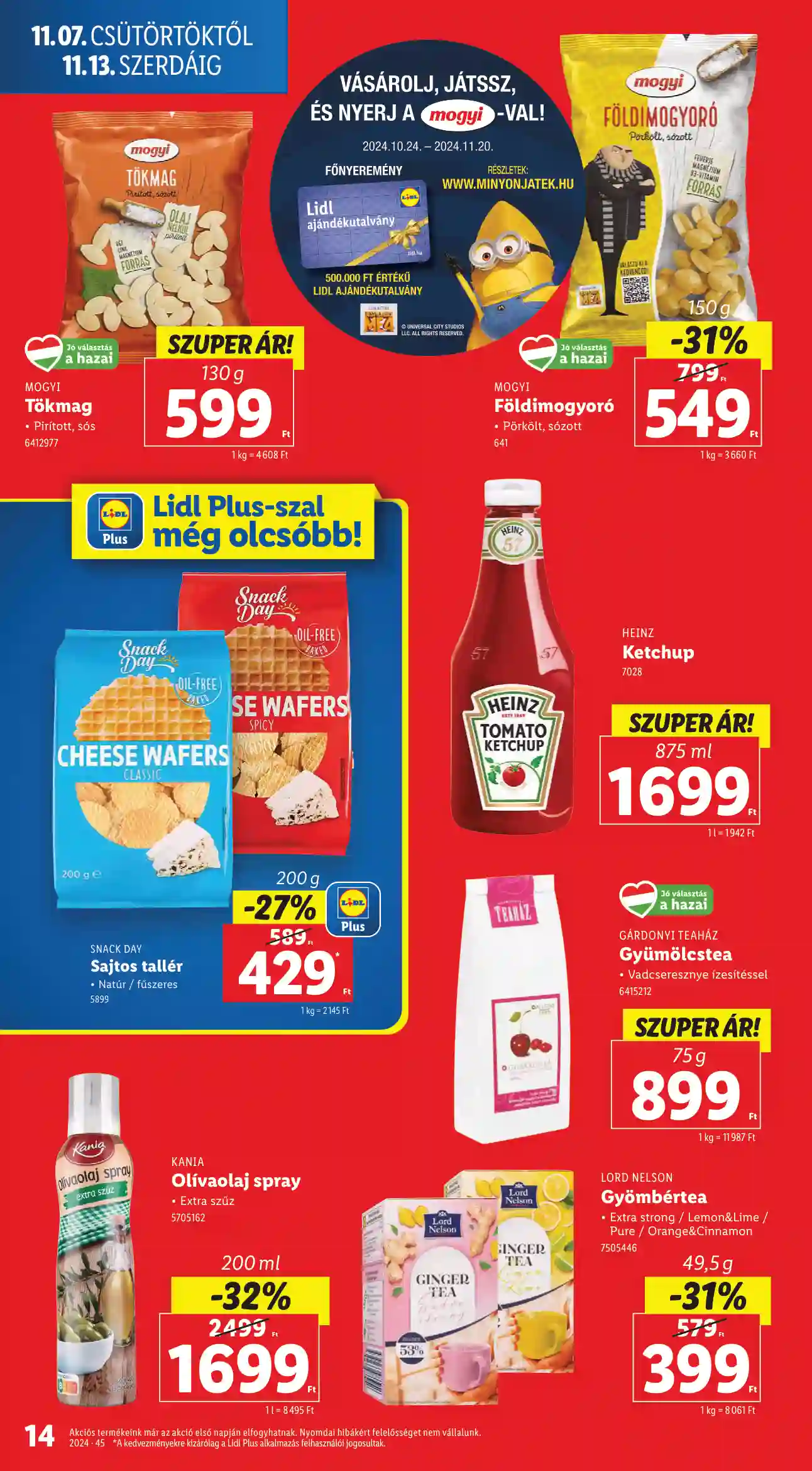Lidl akciós újság 45. hét (Érvényes 11.07-től) (6 oldal)