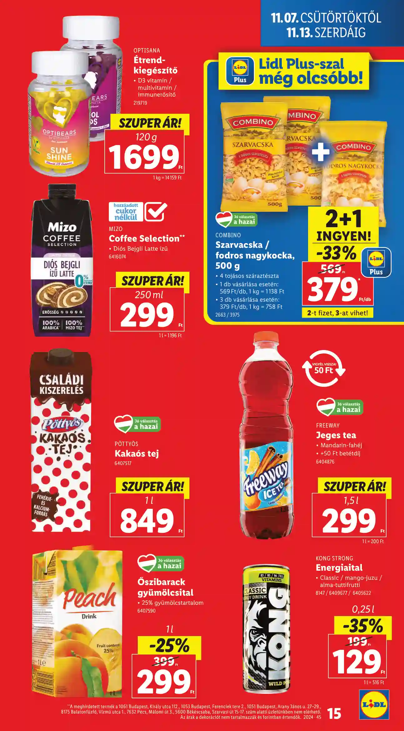 Lidl akciós újság 45. hét (Érvényes 11.07-től) (7 oldal)