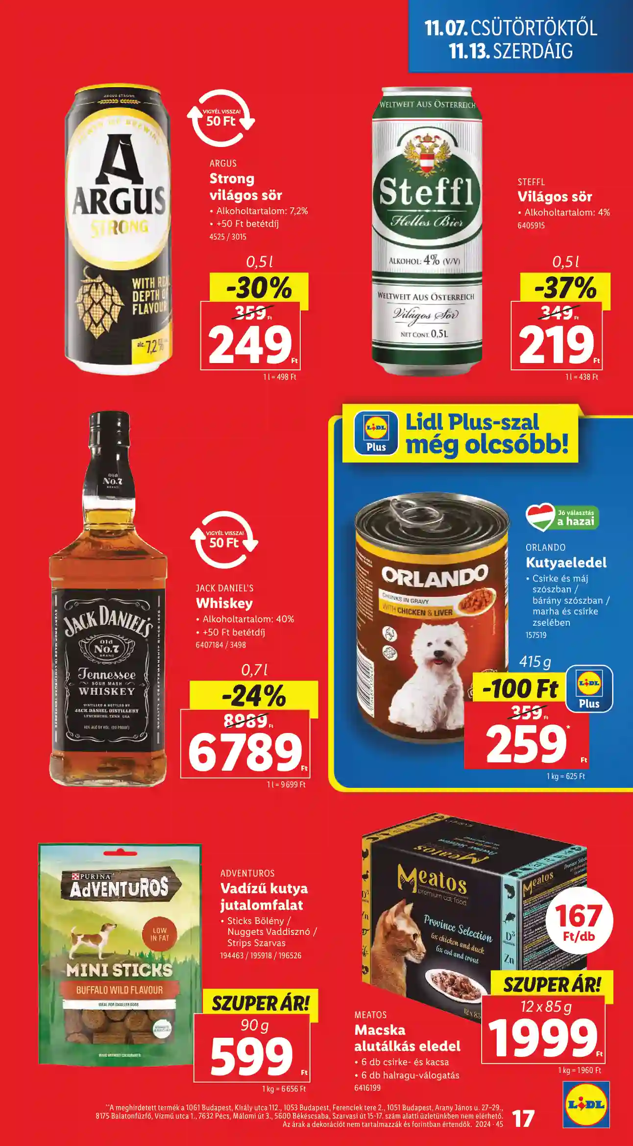 Lidl akciós újság 45. hét (Érvényes 11.07-től) (9 oldal)