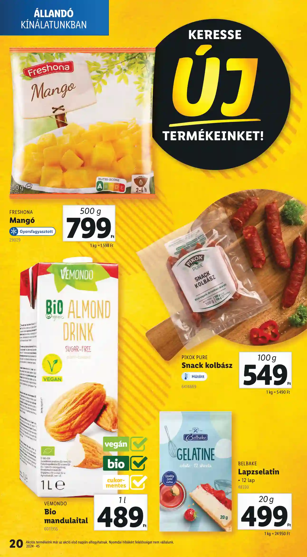 Lidl akciós újság 45. hét (Érvényes 11.07-től) (12 oldal)