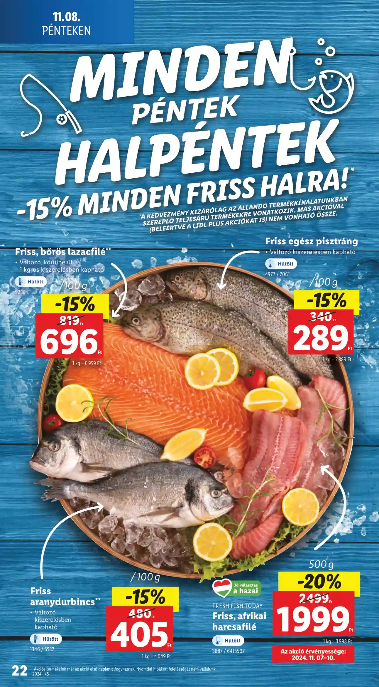 Lidl akciós újság 45. hét (Érvényes 11.07-től) (15 oldal)