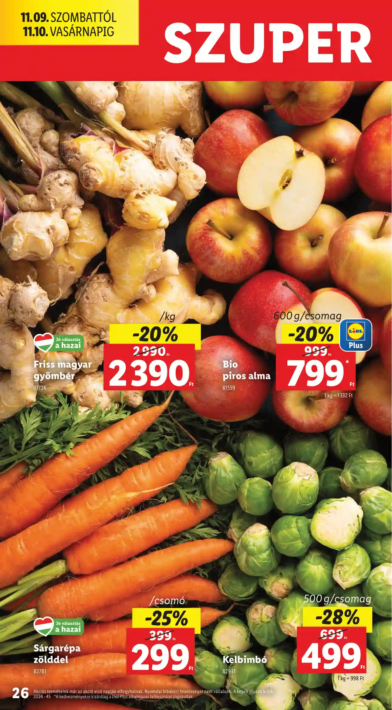 Lidl akciós újság 45. hét (Érvényes 11.07-től) (19 oldal)